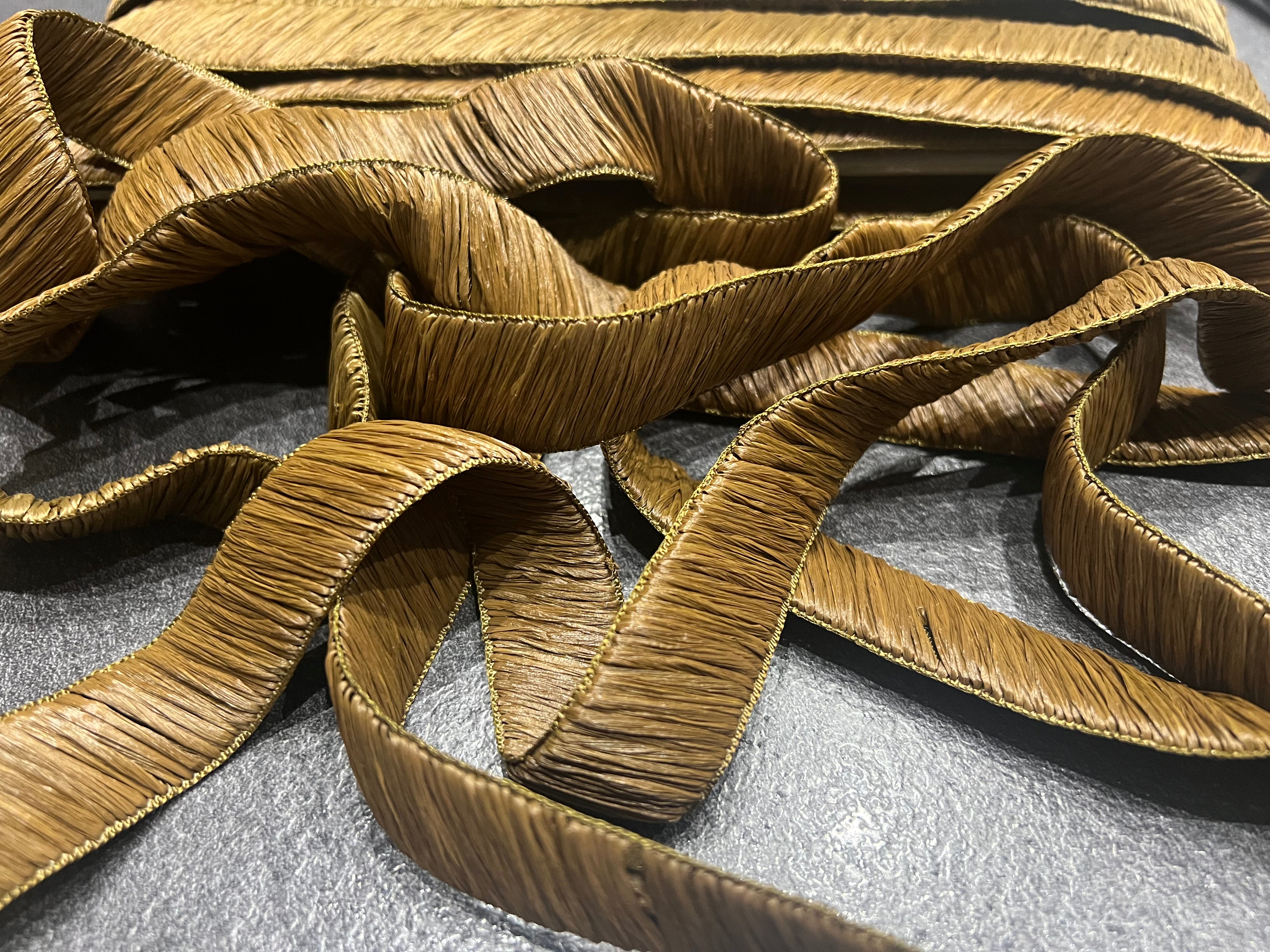 RUBAN RAFIA TABAC 23mm - My Little Coupon