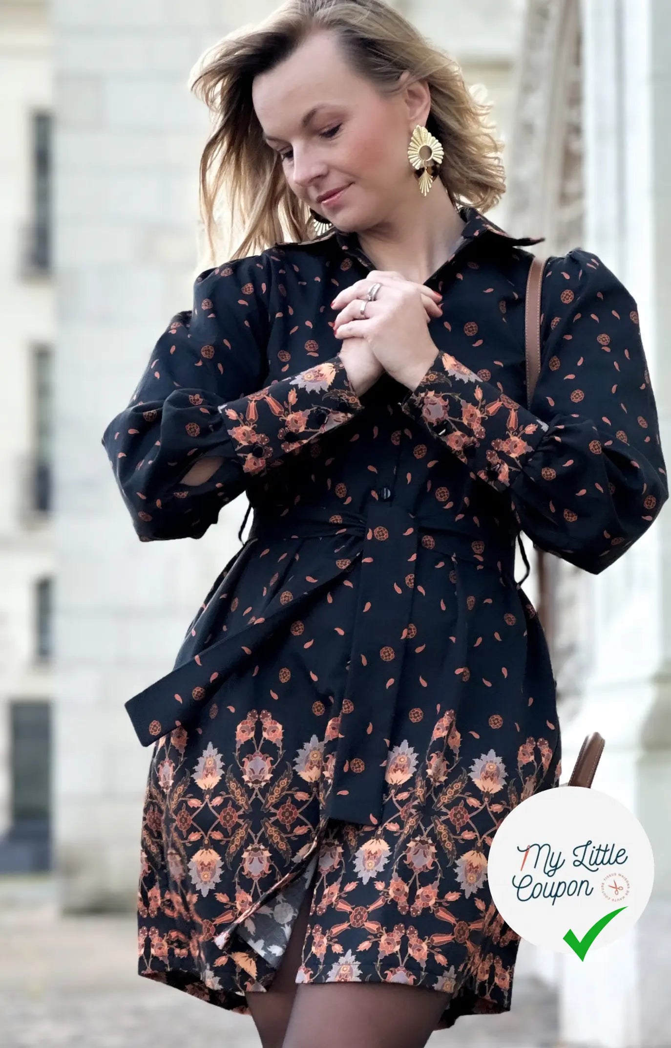 Robe Chemise Merwa - Patron pochette - My Little Coupon