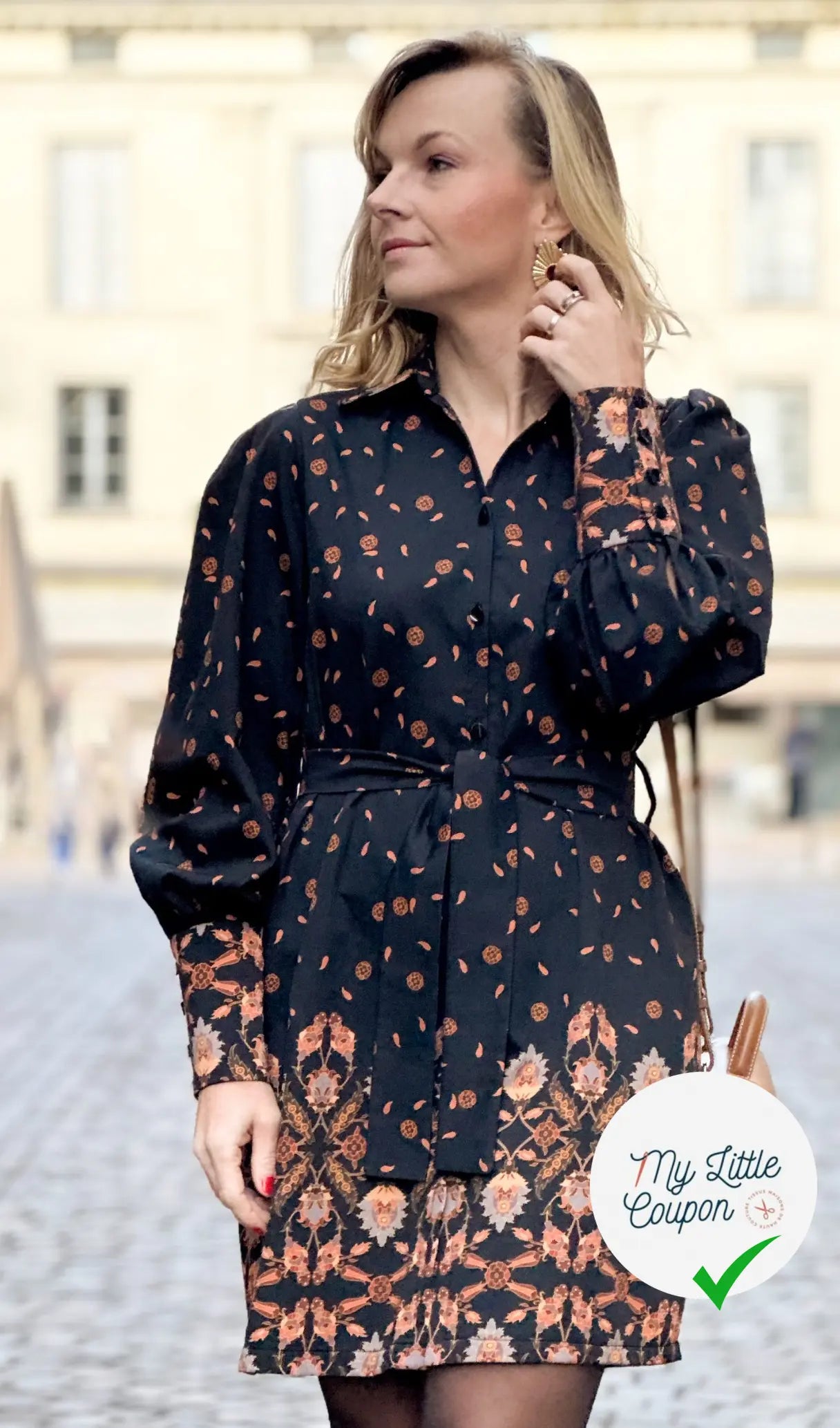 Robe Chemise Merwa - Patron pochette - My Little Coupon