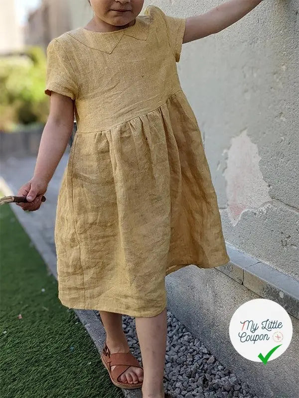 Robe Linotte | Du 3 au 12 ans | Marmaï Patterns - My Little Coupon - tissu - coudre