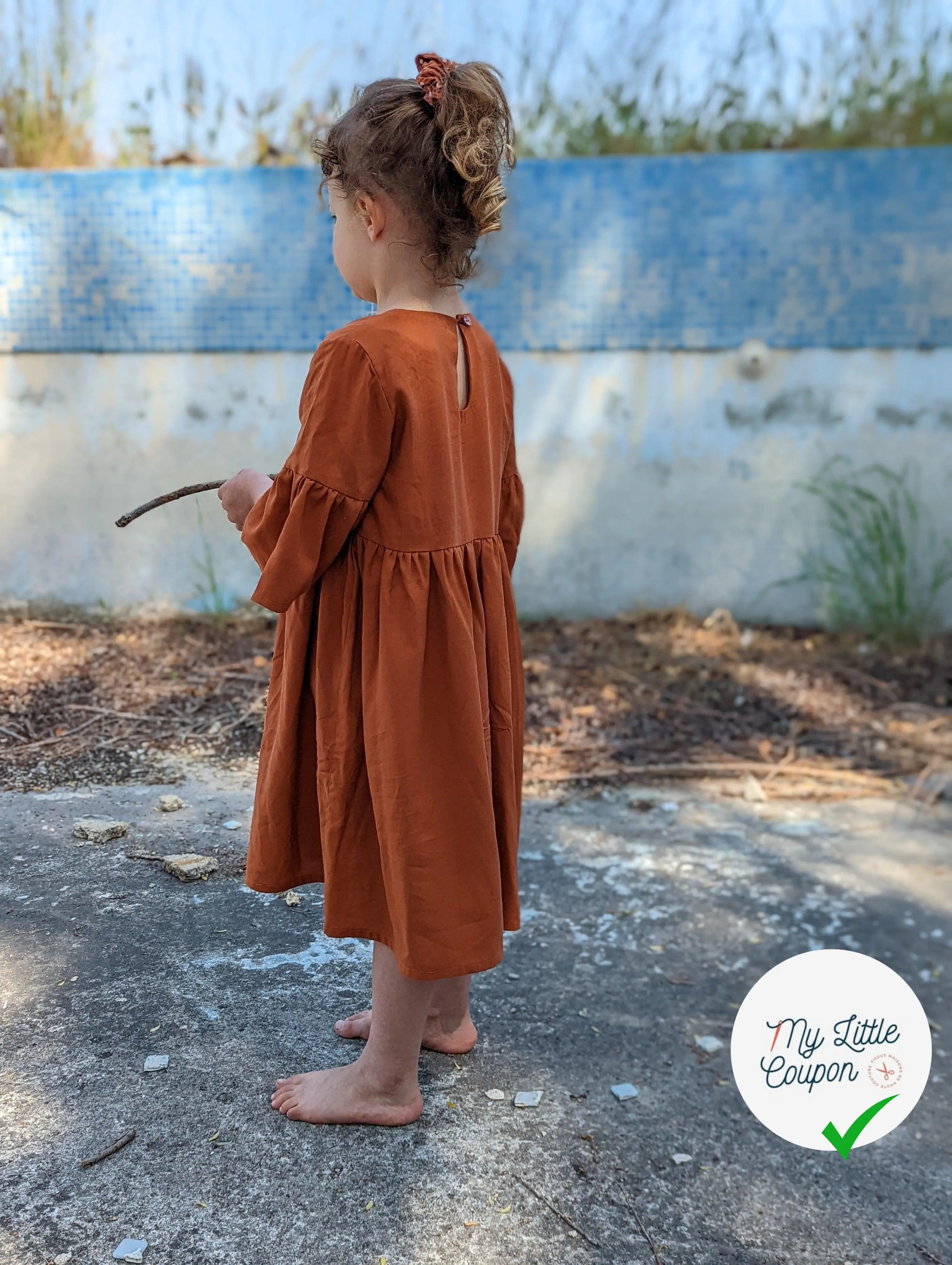 Robe Linotte | Du 3 au 12 ans | Marmaï Patterns - My Little Coupon - tissu - coudre