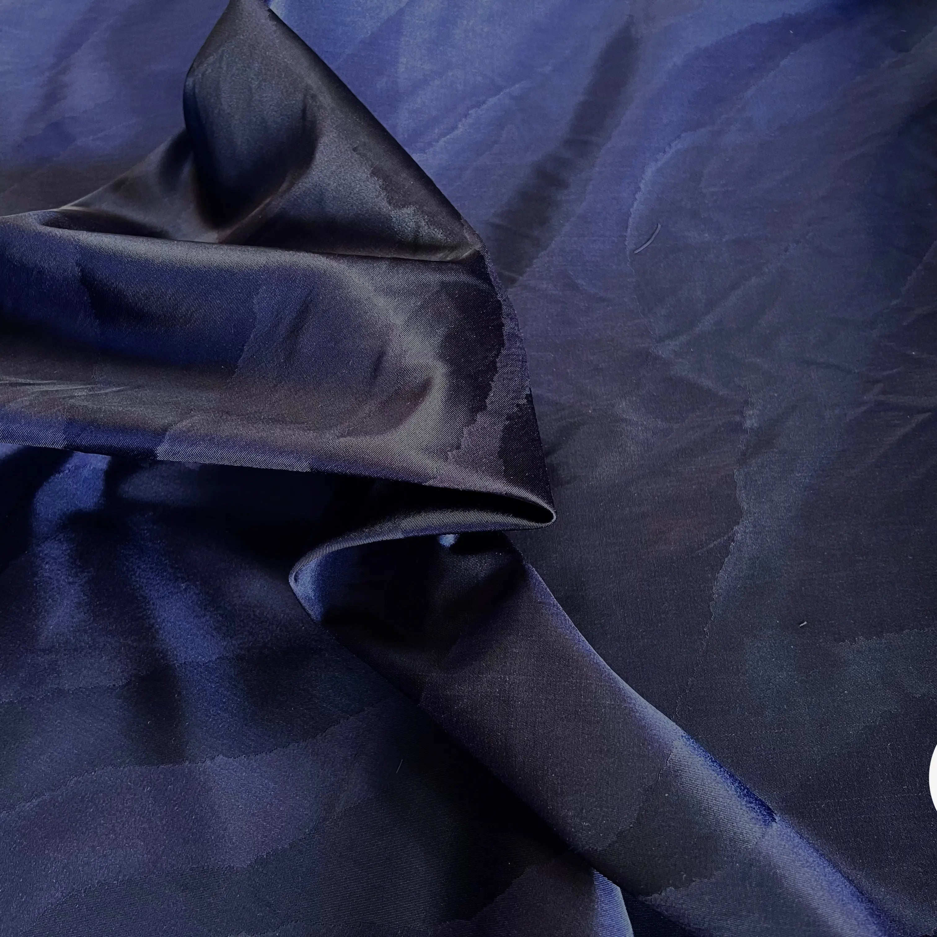 SATIN BLEU NUIT TIGRE - My Little Coupon