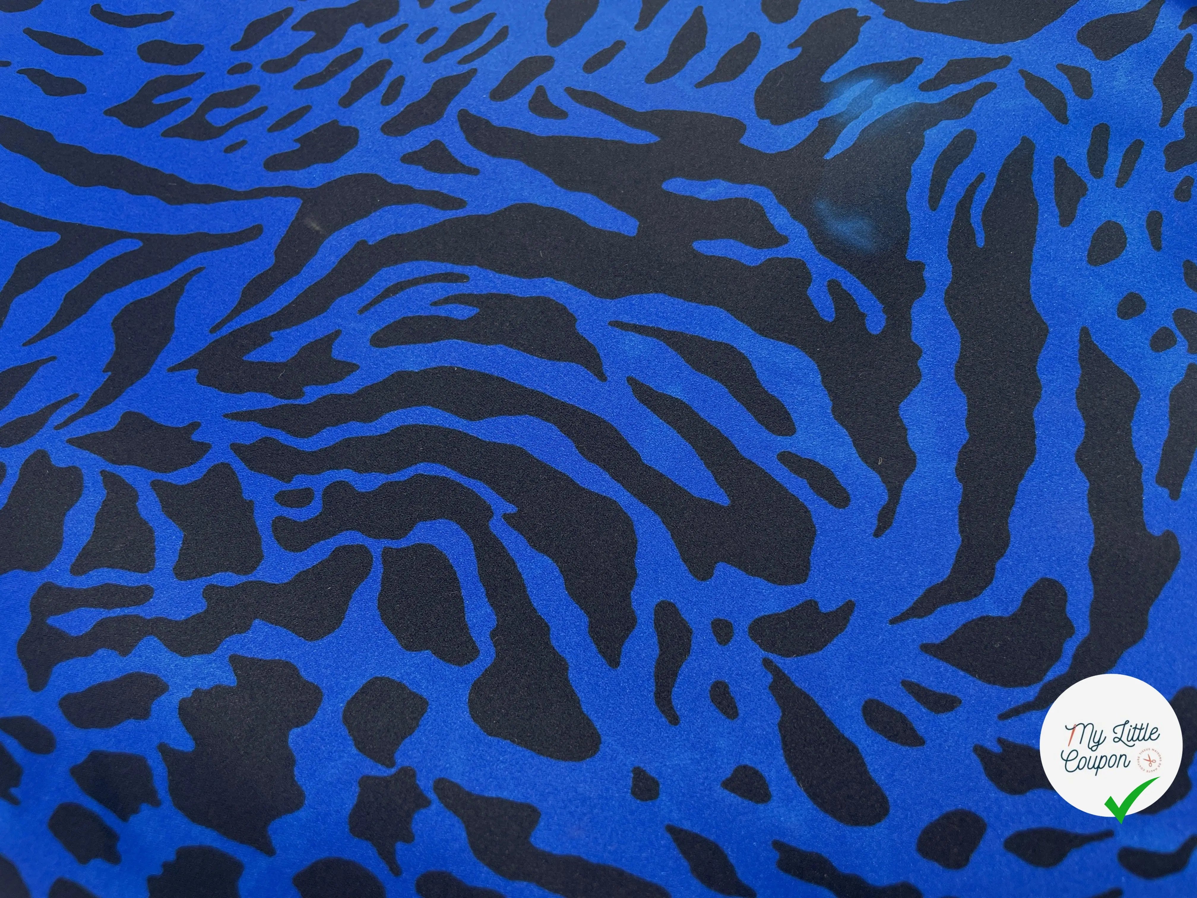 SATIN COCKTAIL LOURD IMPRIMÉ FAUVE - My Little Coupon - tissu - coudre