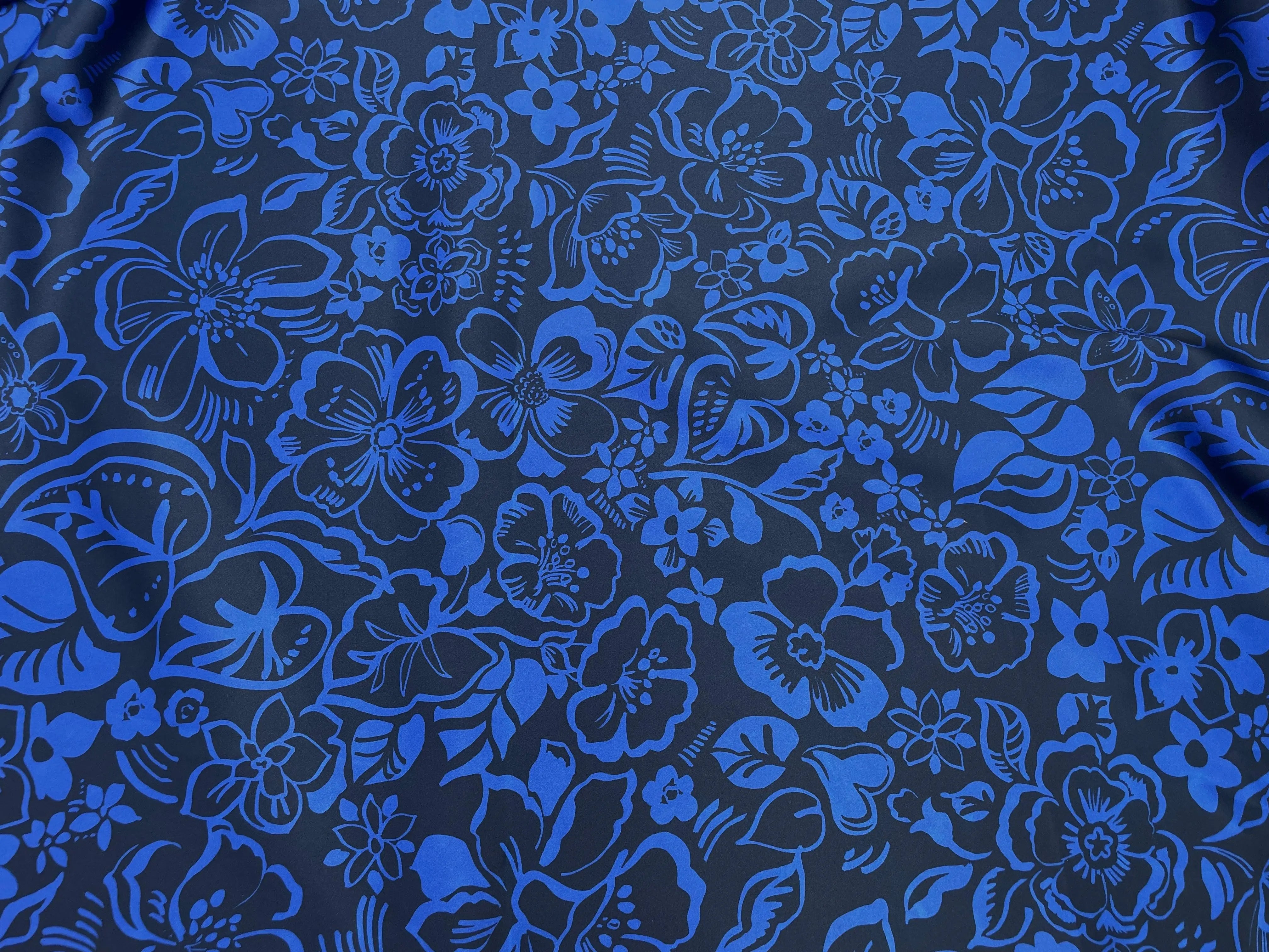 SATIN COCKTAIL LOURD IMPRIMÉ FLORAL - My Little Coupon - tissu - coudre