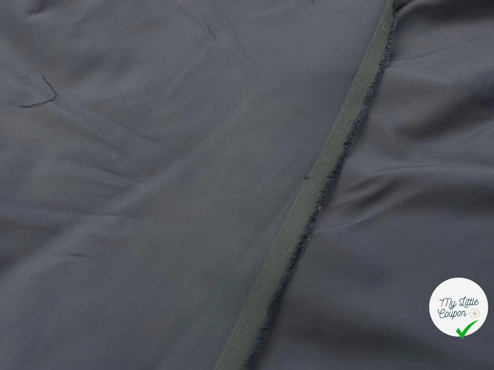 SATIN COTON STRETCH MATE STEEL GRAY - My Little Coupon - tissu - coudre