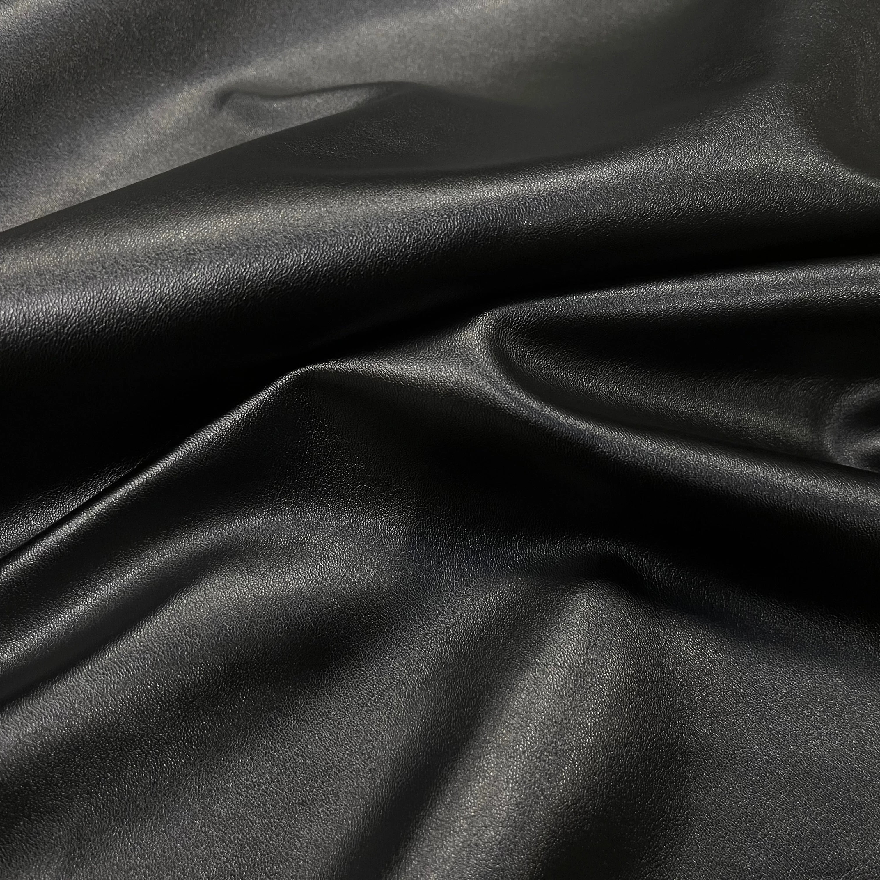 SATIN CUIR NOIR 145CM - My Little Coupon