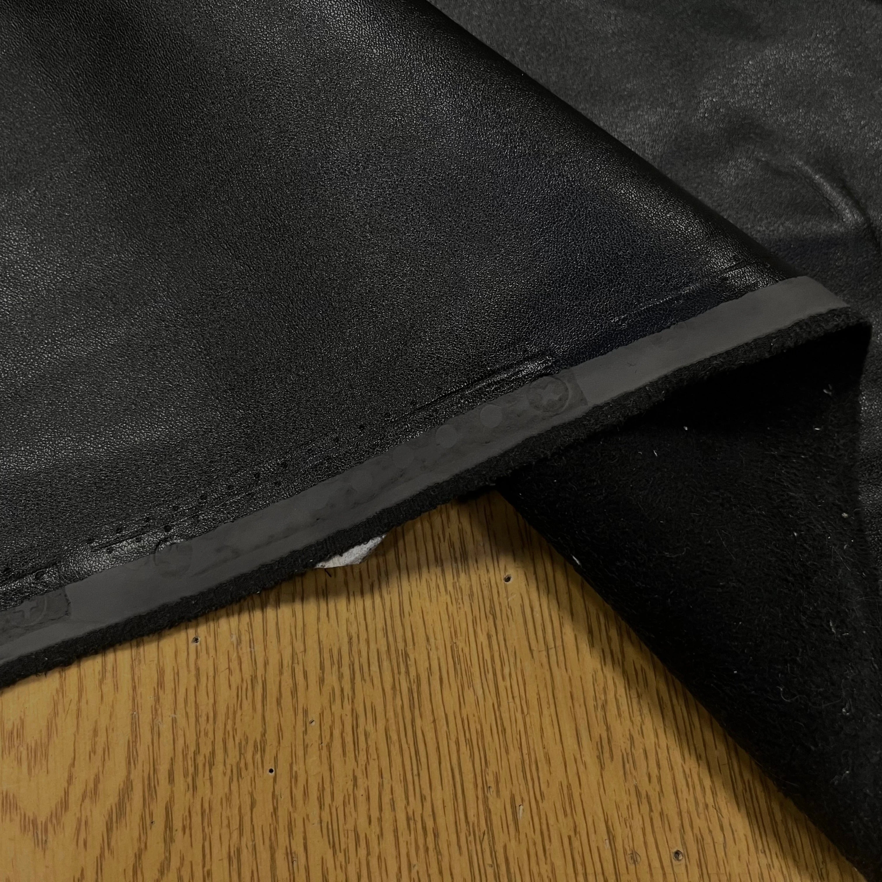 SATIN CUIR NOIR 145CM - My Little Coupon