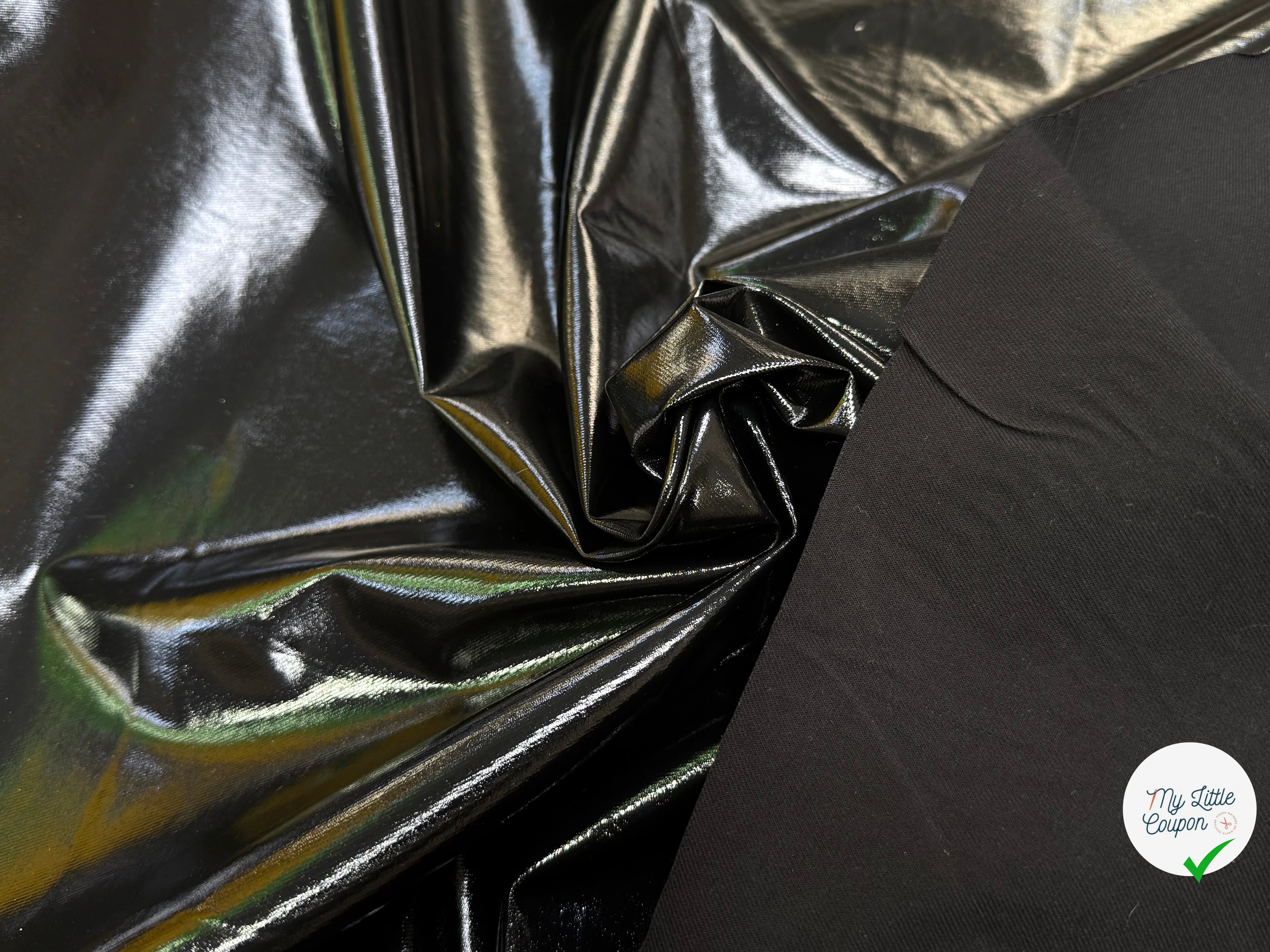 SATIN CUIR SCHINTZÉ NOIR - My Little Coupon