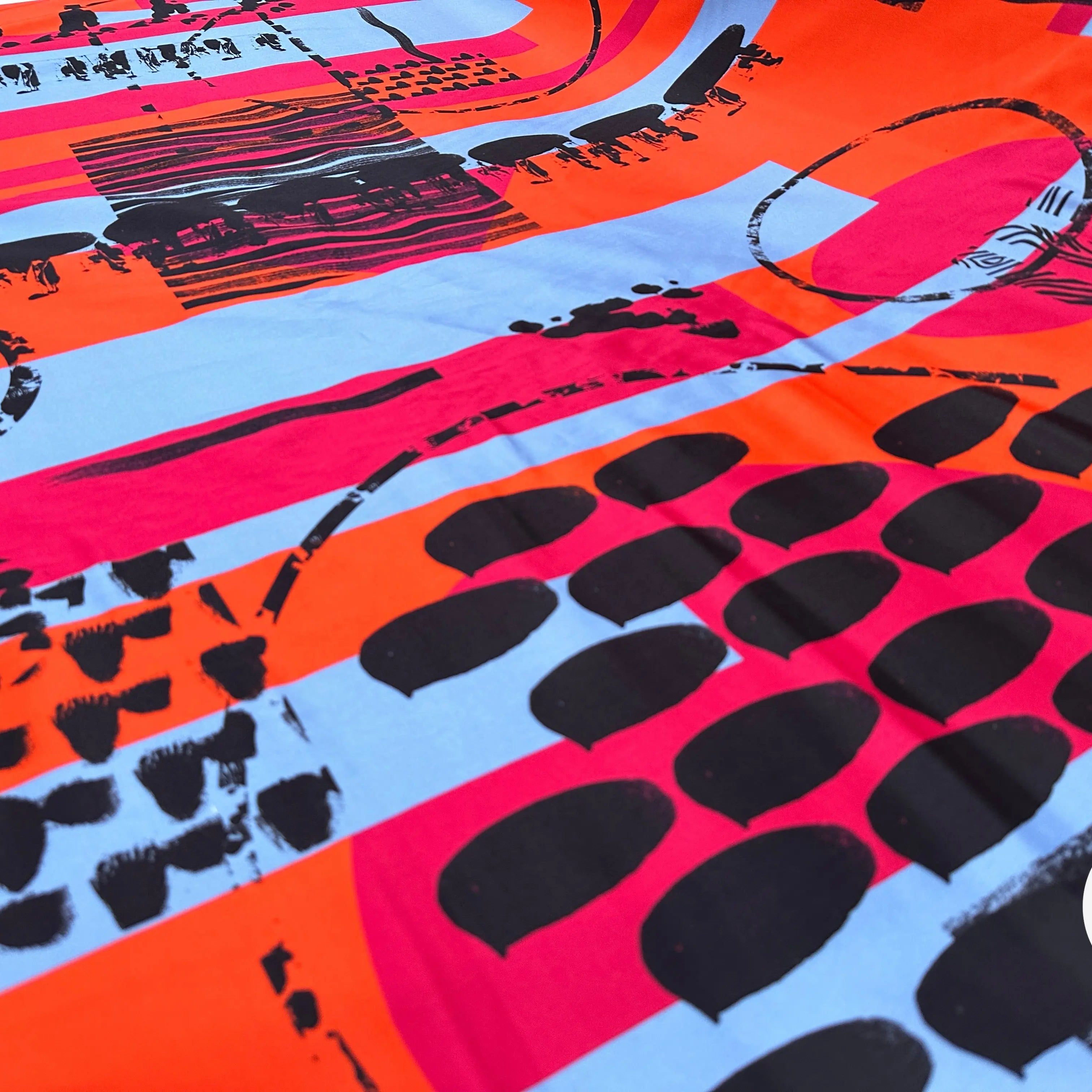 SATIN DE COTON ABSTRCT FUSION - My Little Coupon