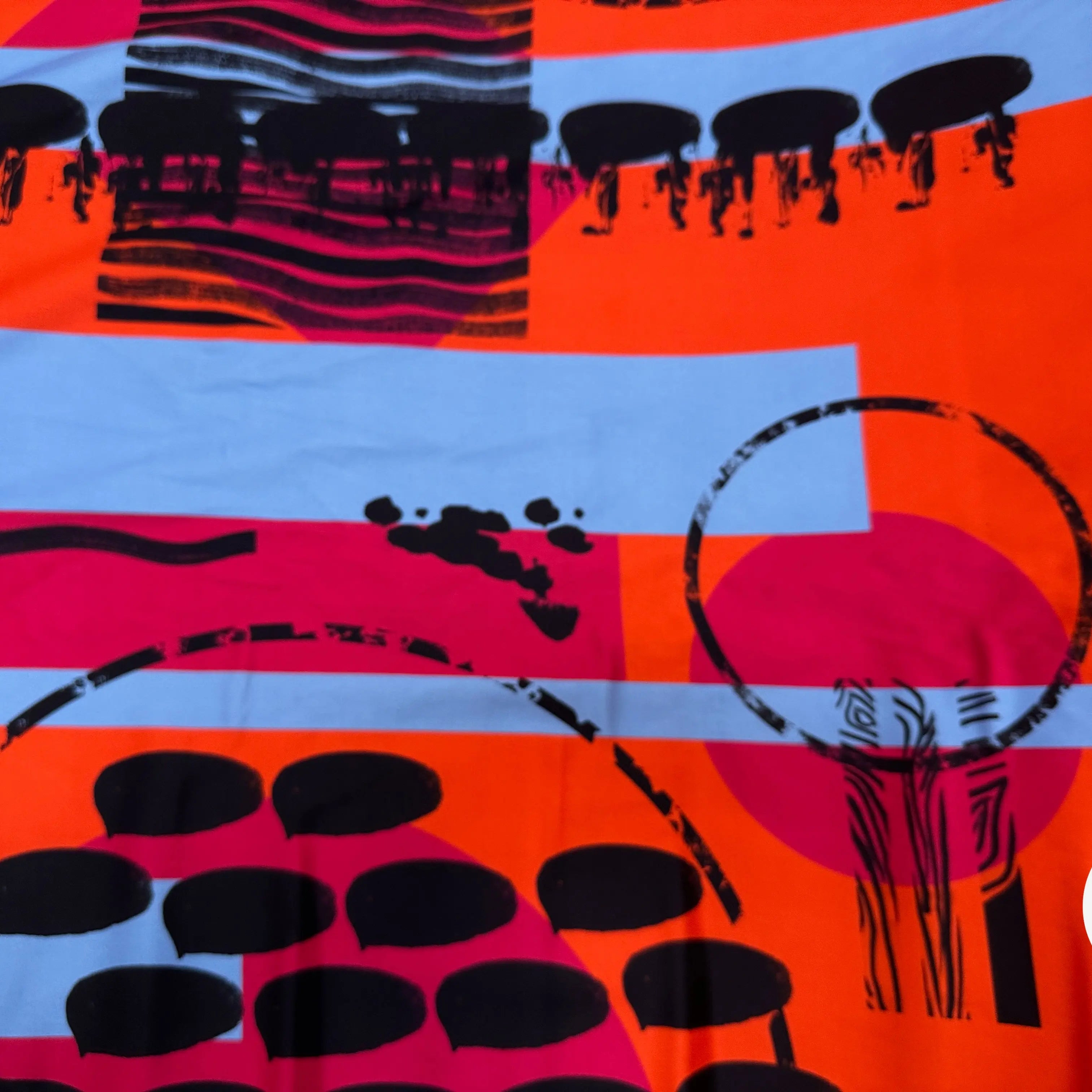 SATIN DE COTON ABSTRCT FUSION - My Little Coupon