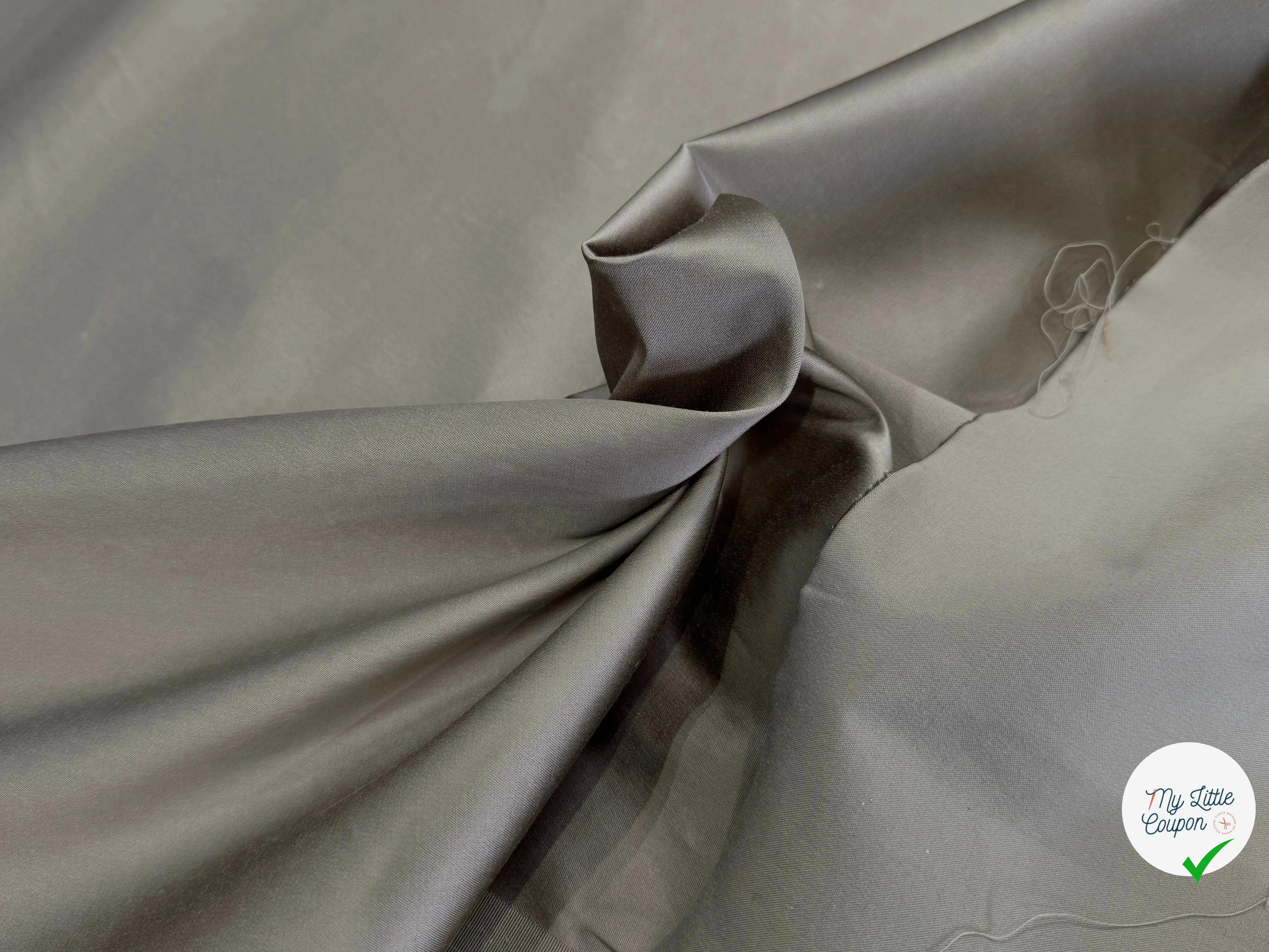 SATIN DE COTON BEIGE BELLE TENUE - My Little Coupon