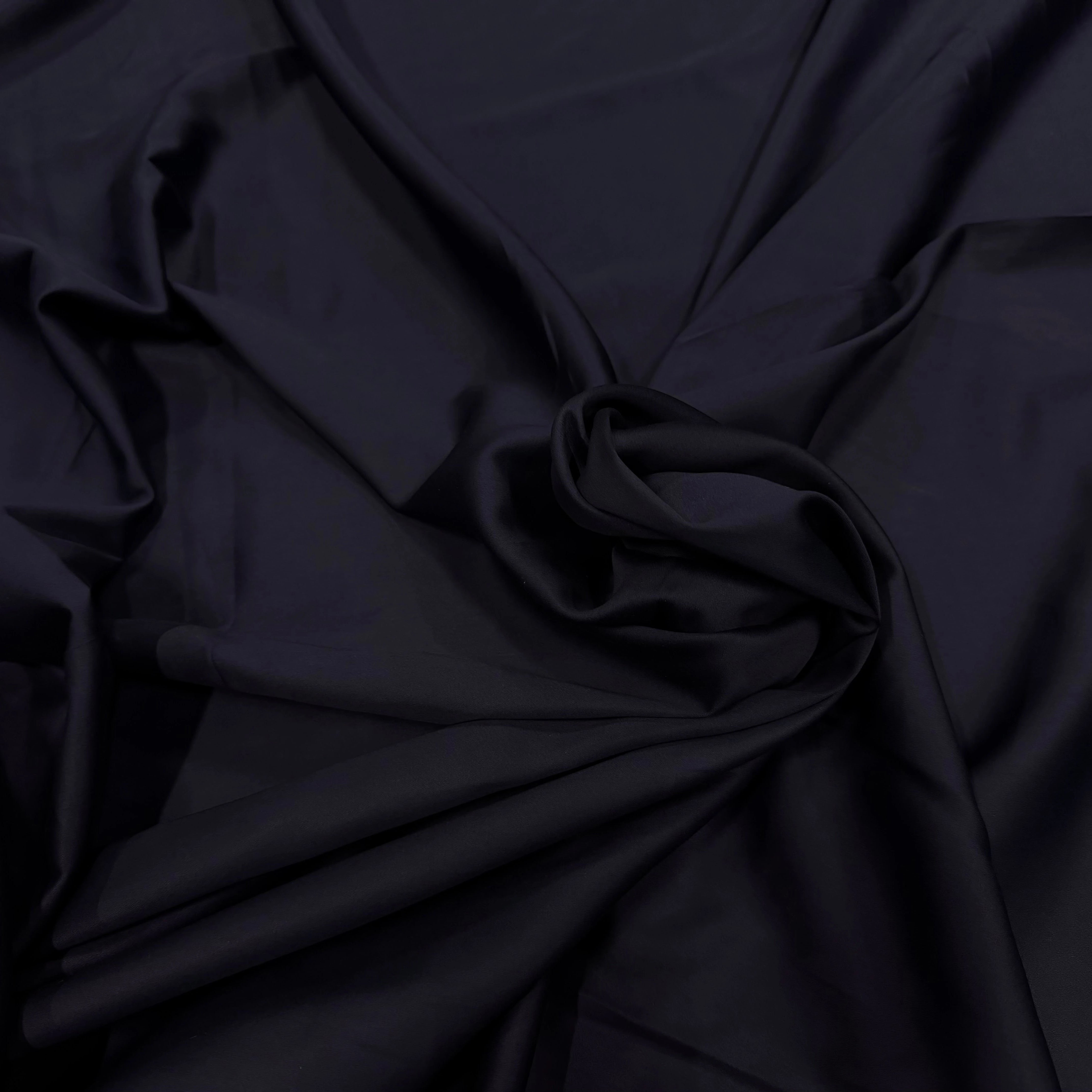 SATIN DE COTON BLEU MARINE - My Little Coupon