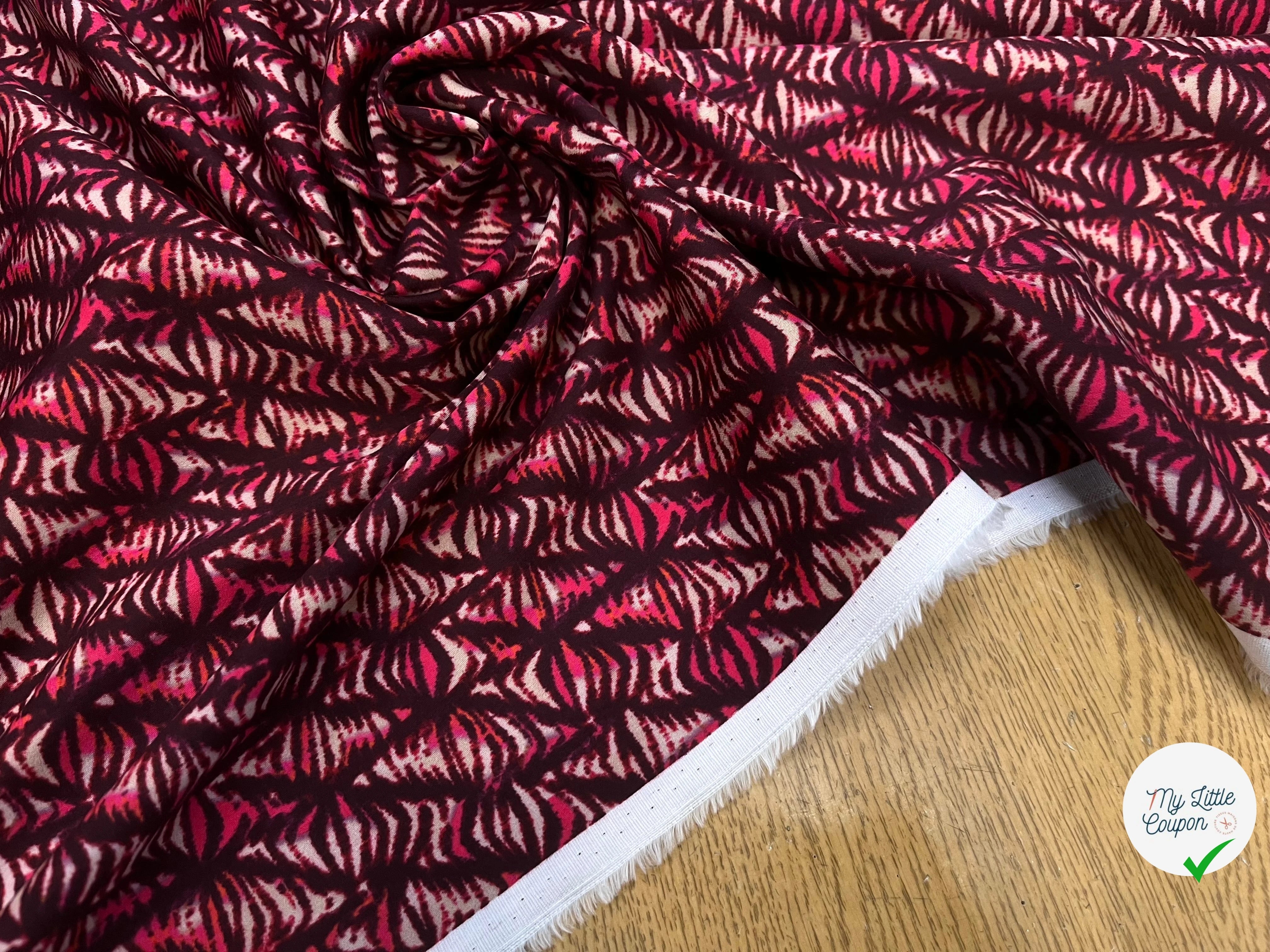 SATIN DE COTON FLUIDE TIE AND DYE - My Little Coupon