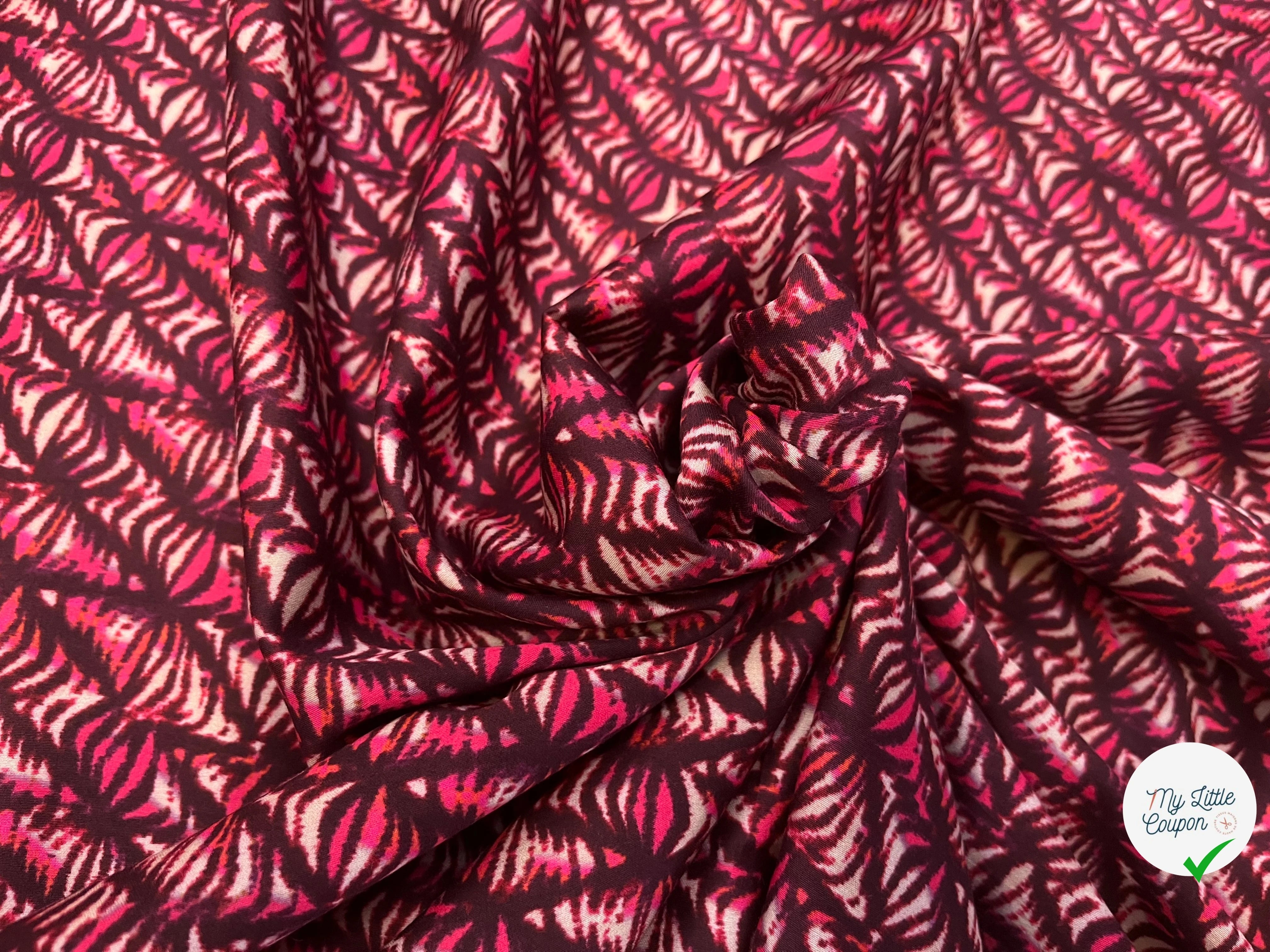 SATIN DE COTON FLUIDE TIE AND DYE - My Little Coupon