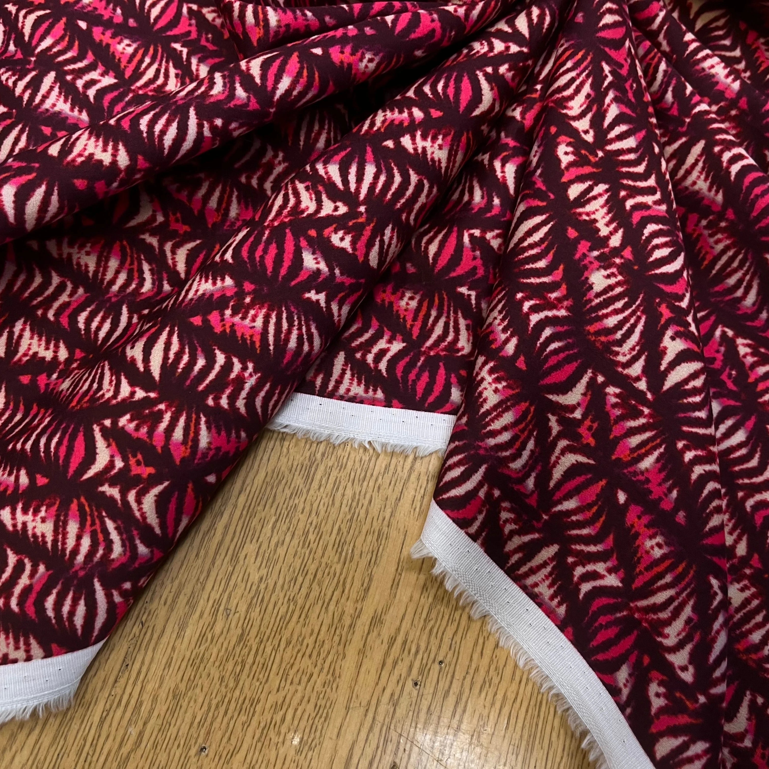 SATIN DE COTON FLUIDE TIE AND DYE - My Little Coupon