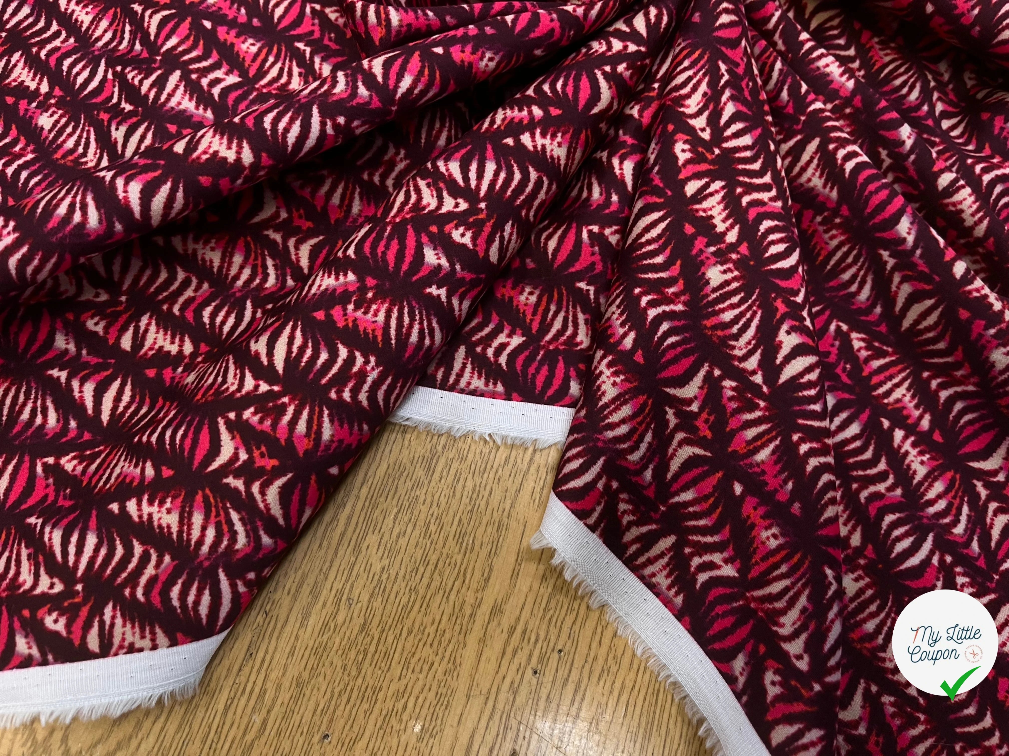 SATIN DE COTON FLUIDE TIE AND DYE - My Little Coupon