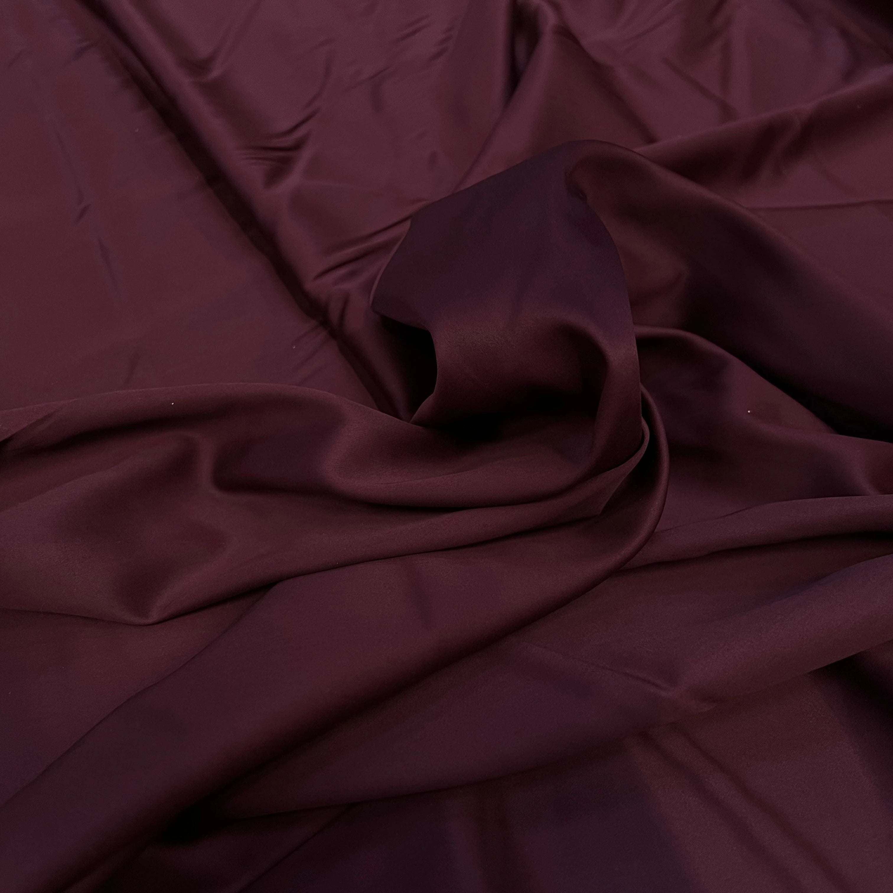 SATIN DE COTON LIE-DE-VIN - My Little Coupon