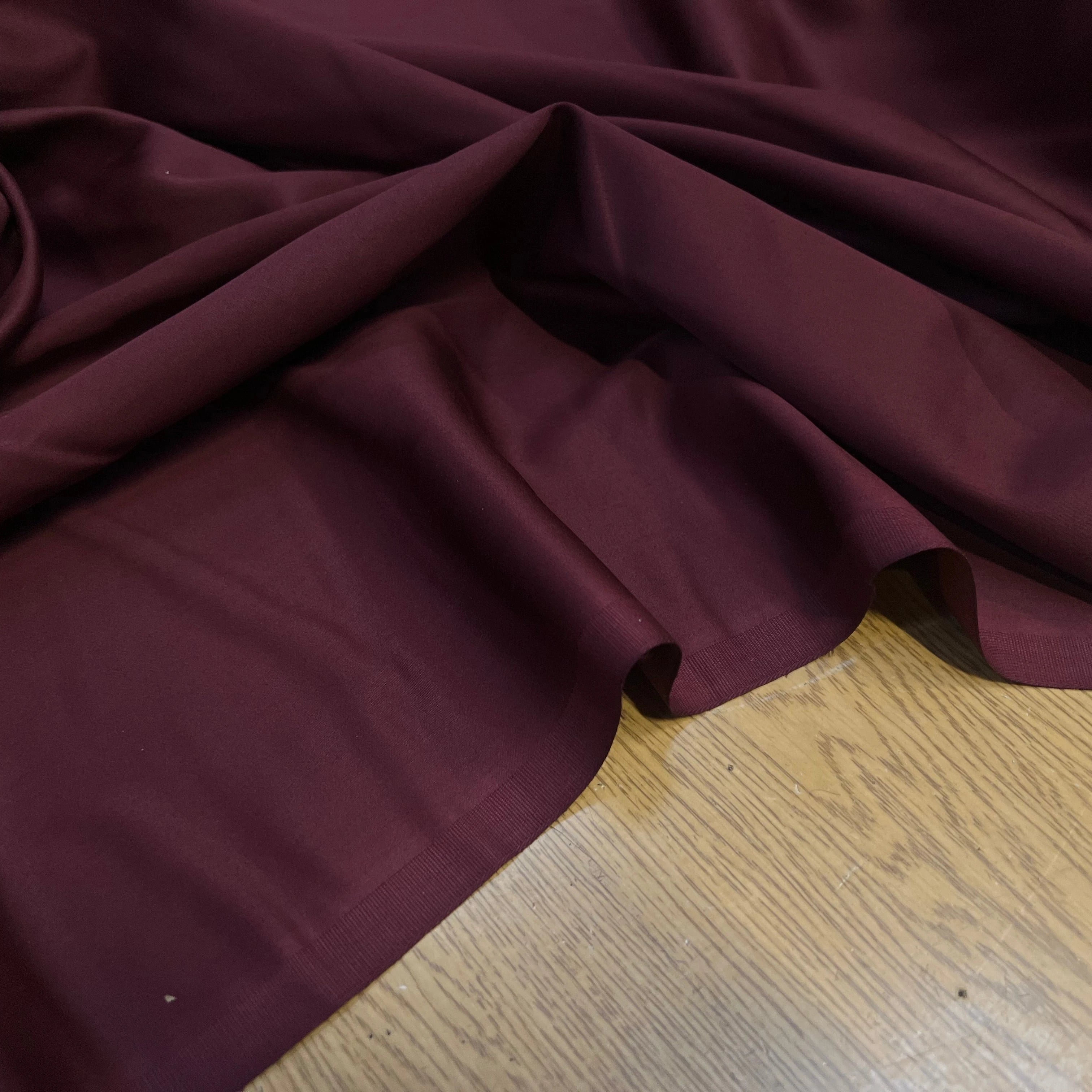 SATIN DE COTON LIE-DE-VIN - My Little Coupon