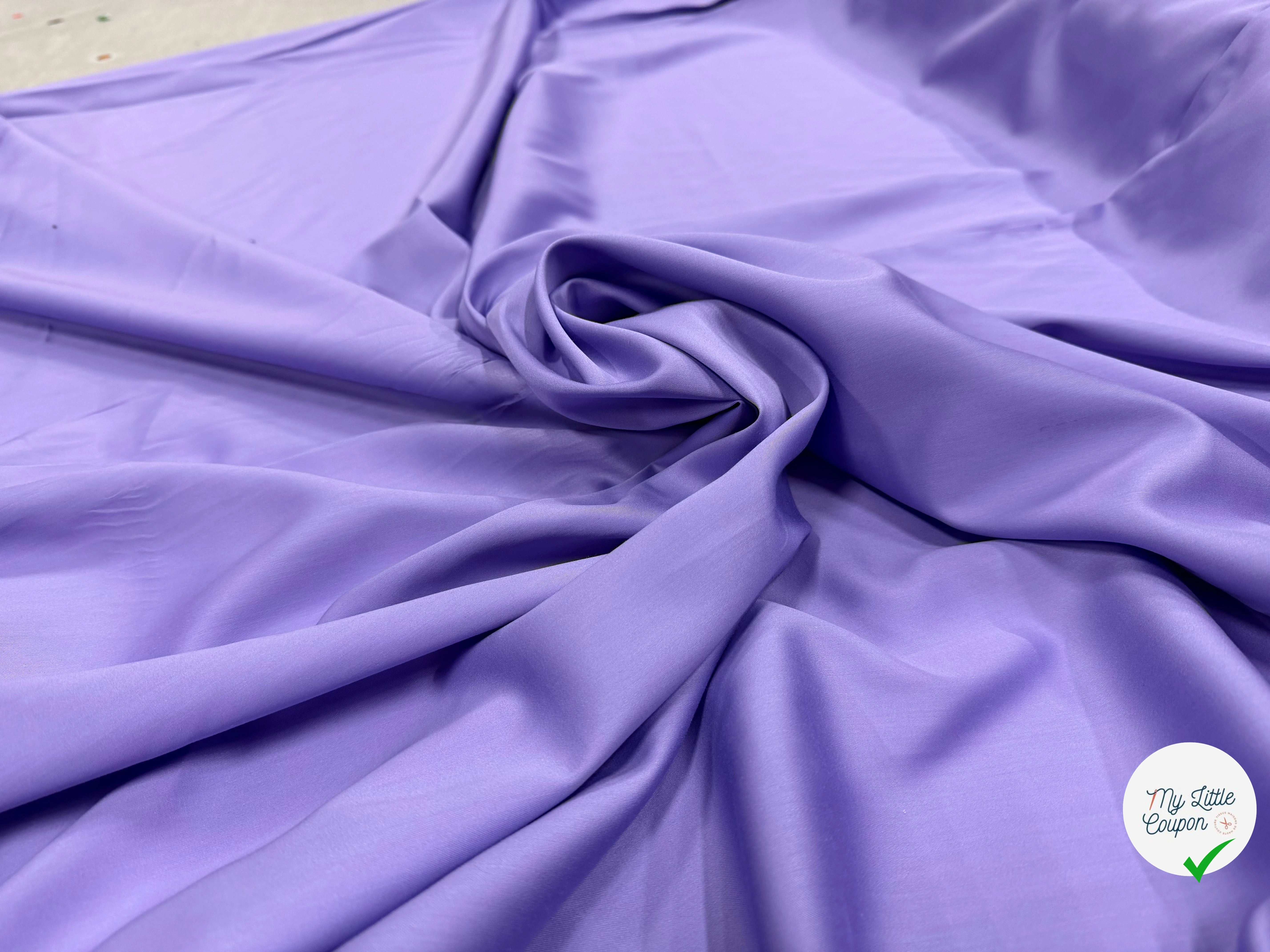 SATIN DE COTON LILAS - My Little Coupon
