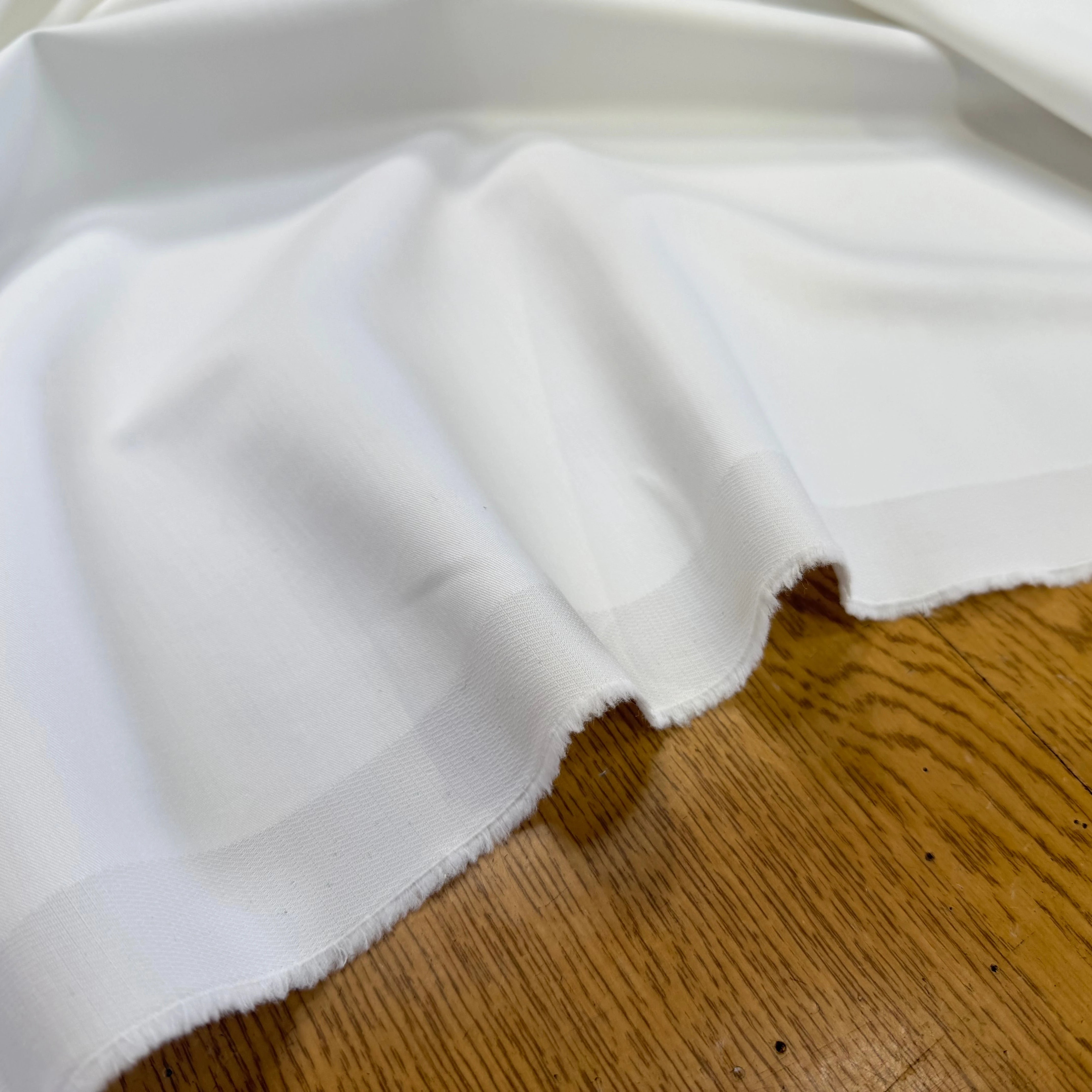 SATIN DE COTON LOURD BLANC OPTIQUE - My Little Coupon