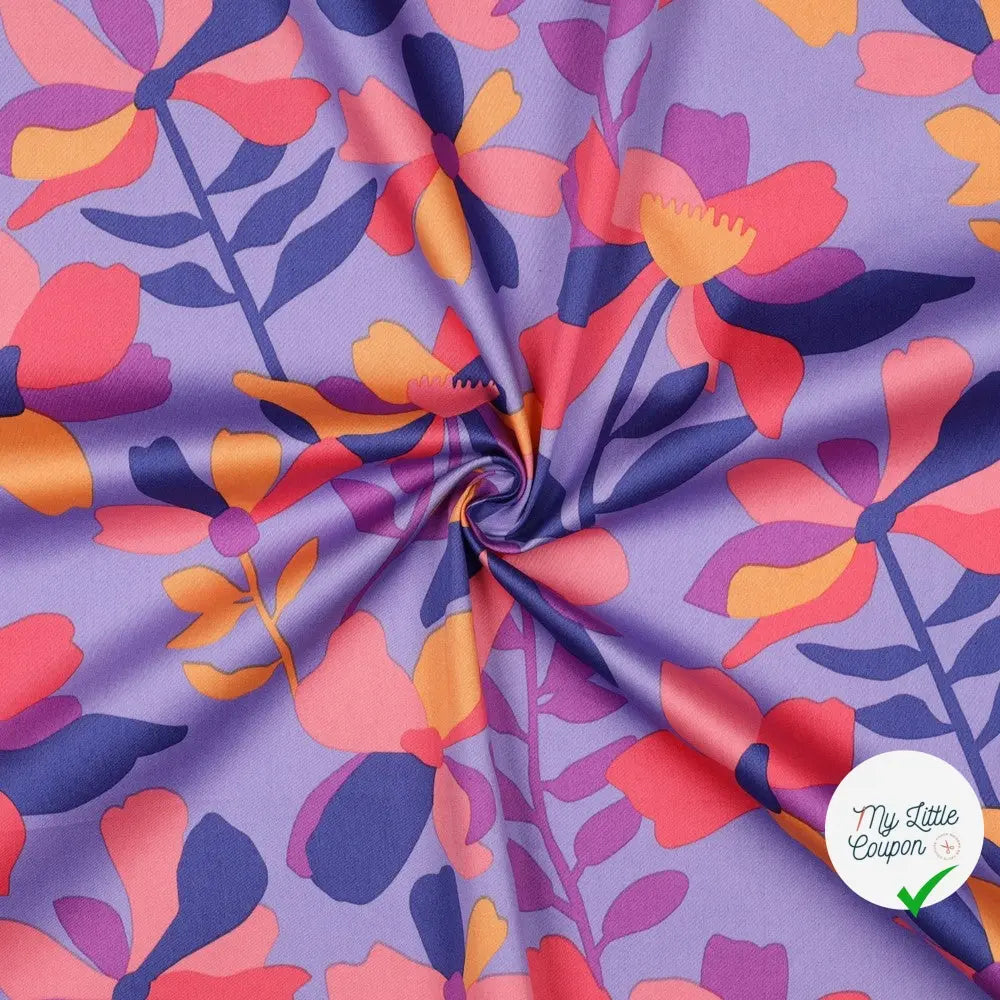 SATIN DE COTON MULTICOLORE - My Little Coupon