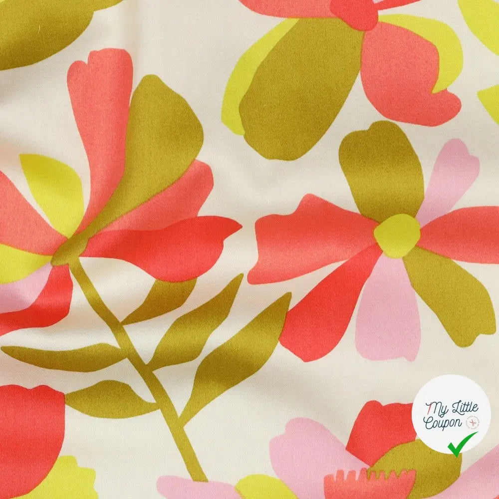 SATIN DE COTON MULTICOLORE - My Little Coupon