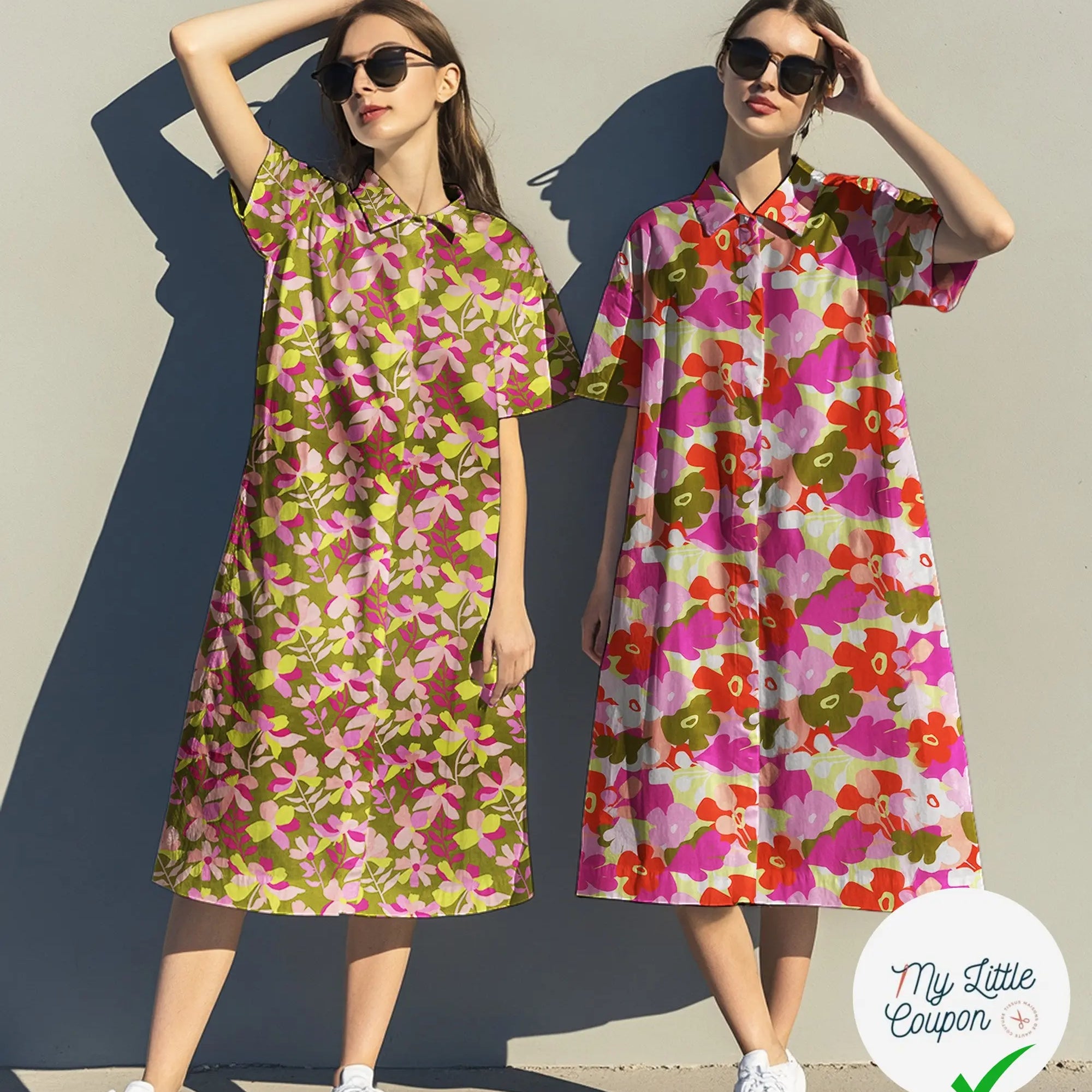 SATIN DE COTON MULTICOLORE - My Little Coupon