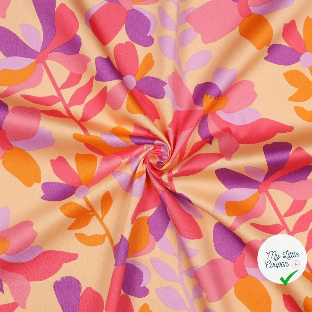 SATIN DE COTON MULTICOLORE - My Little Coupon