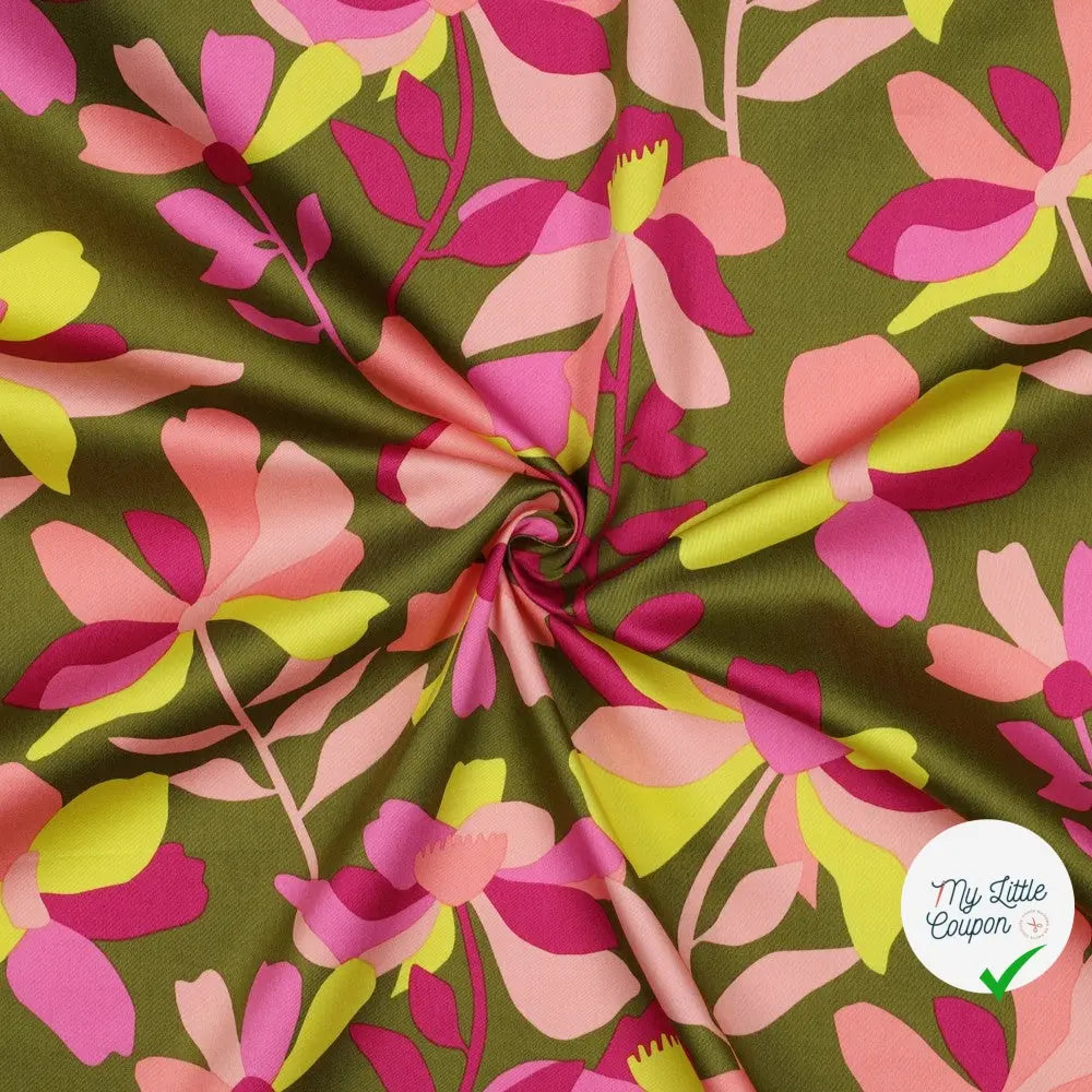 SATIN DE COTON MULTICOLORE - My Little Coupon