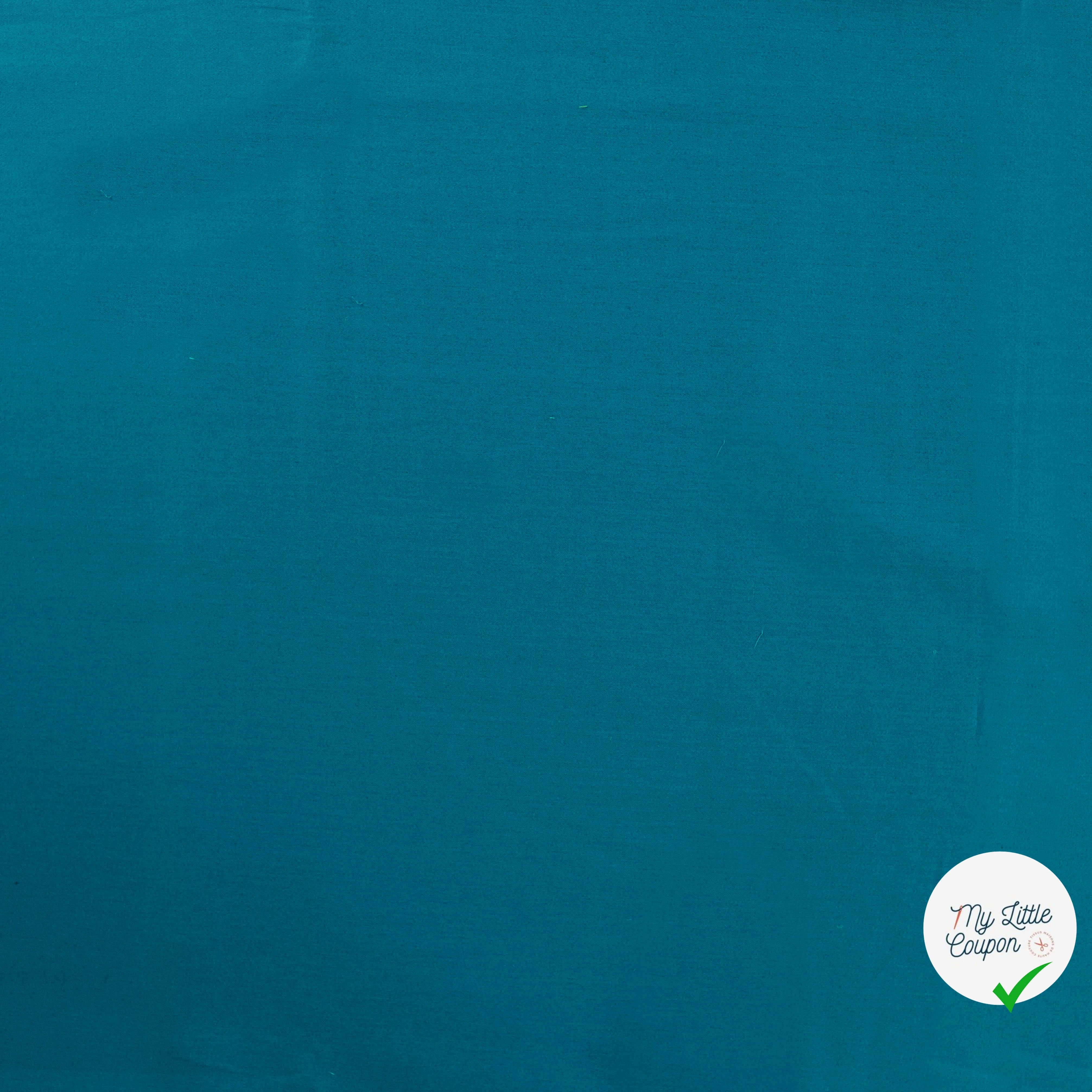 SATIN DE COTON PÉTROLE - My Little Coupon