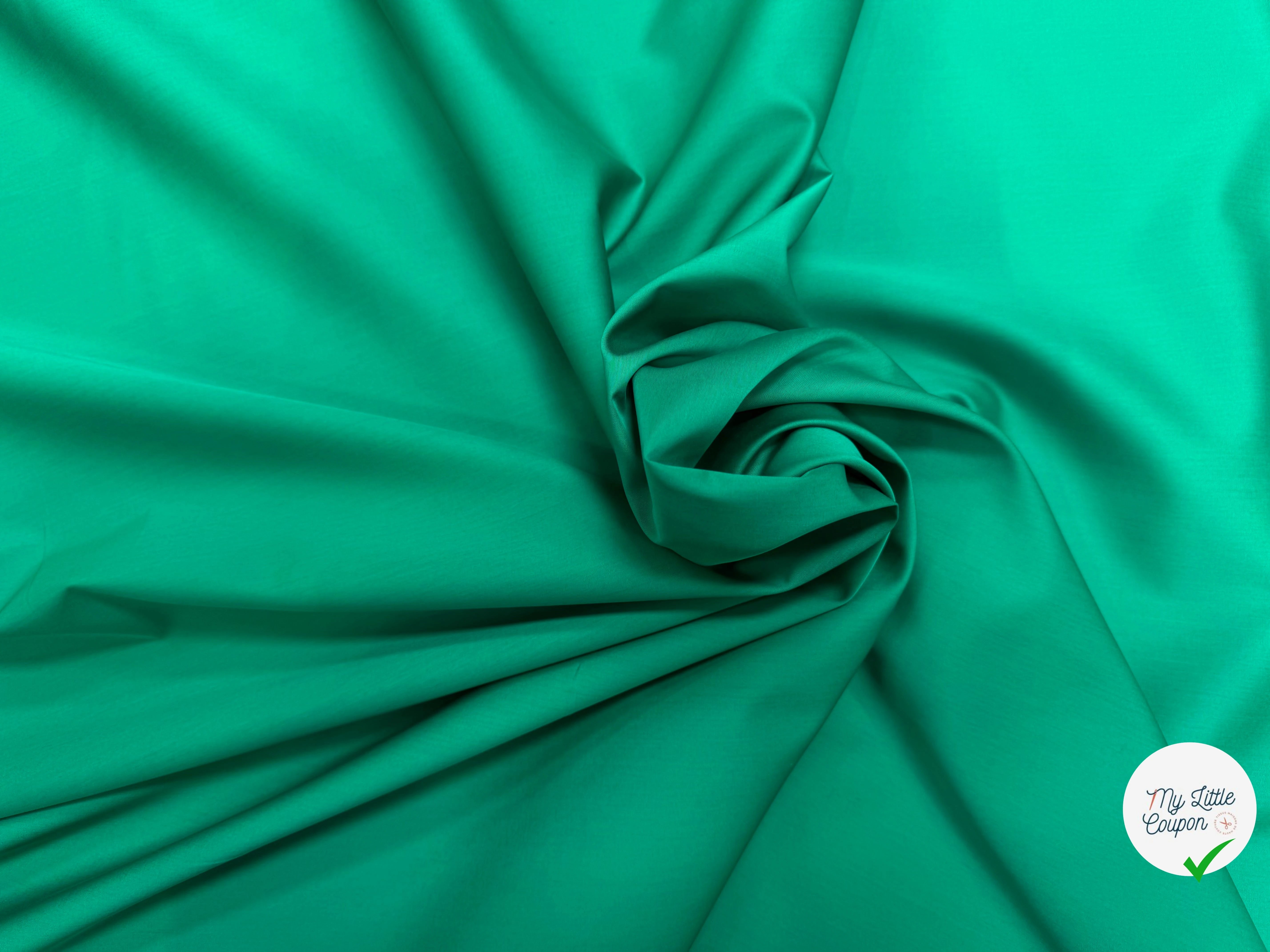 SATIN DE COTON QUALITÉ PREMIUM GREEN - My Little Coupon
