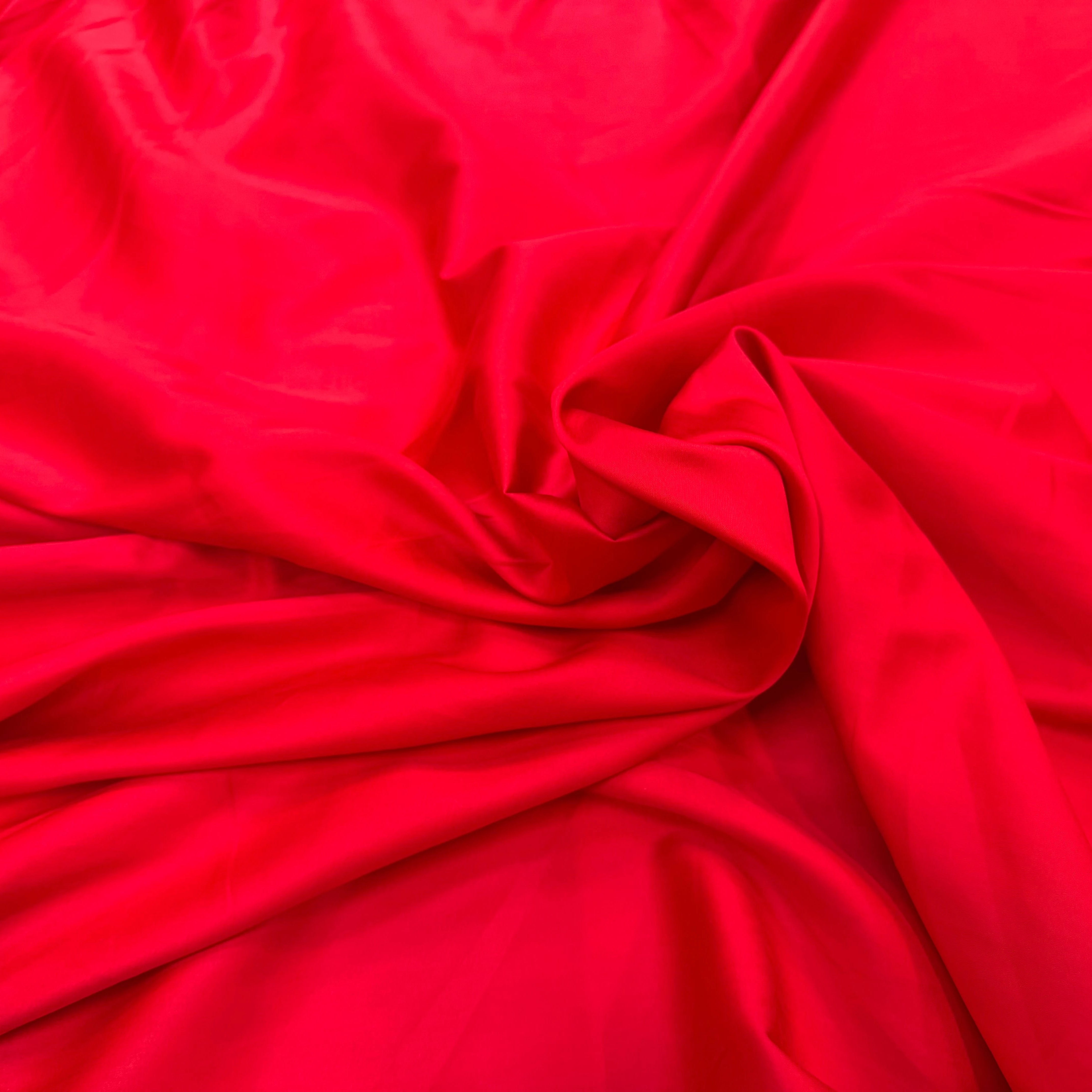 SATIN DE COTON ROUGE - My Little Coupon