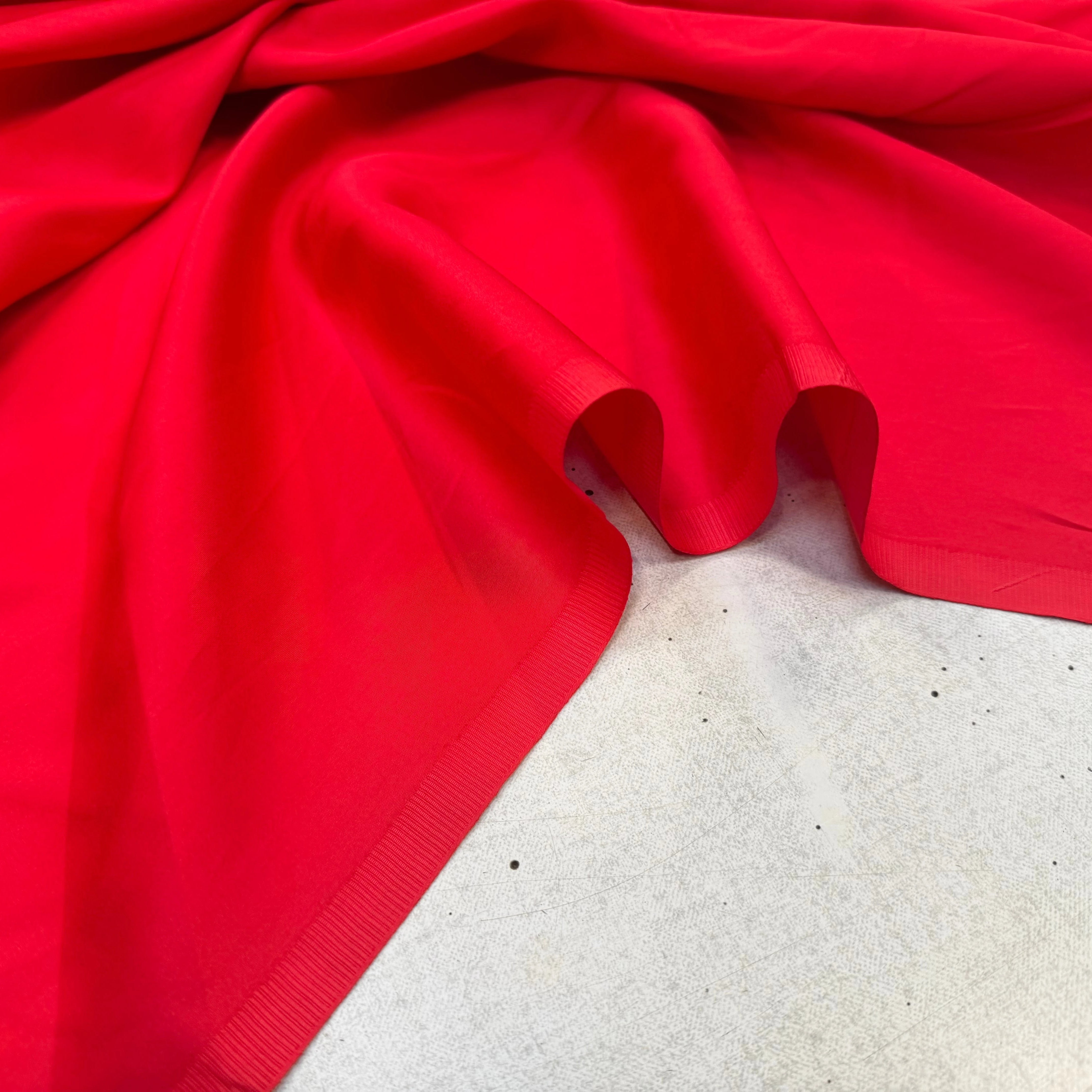 SATIN DE COTON ROUGE - My Little Coupon