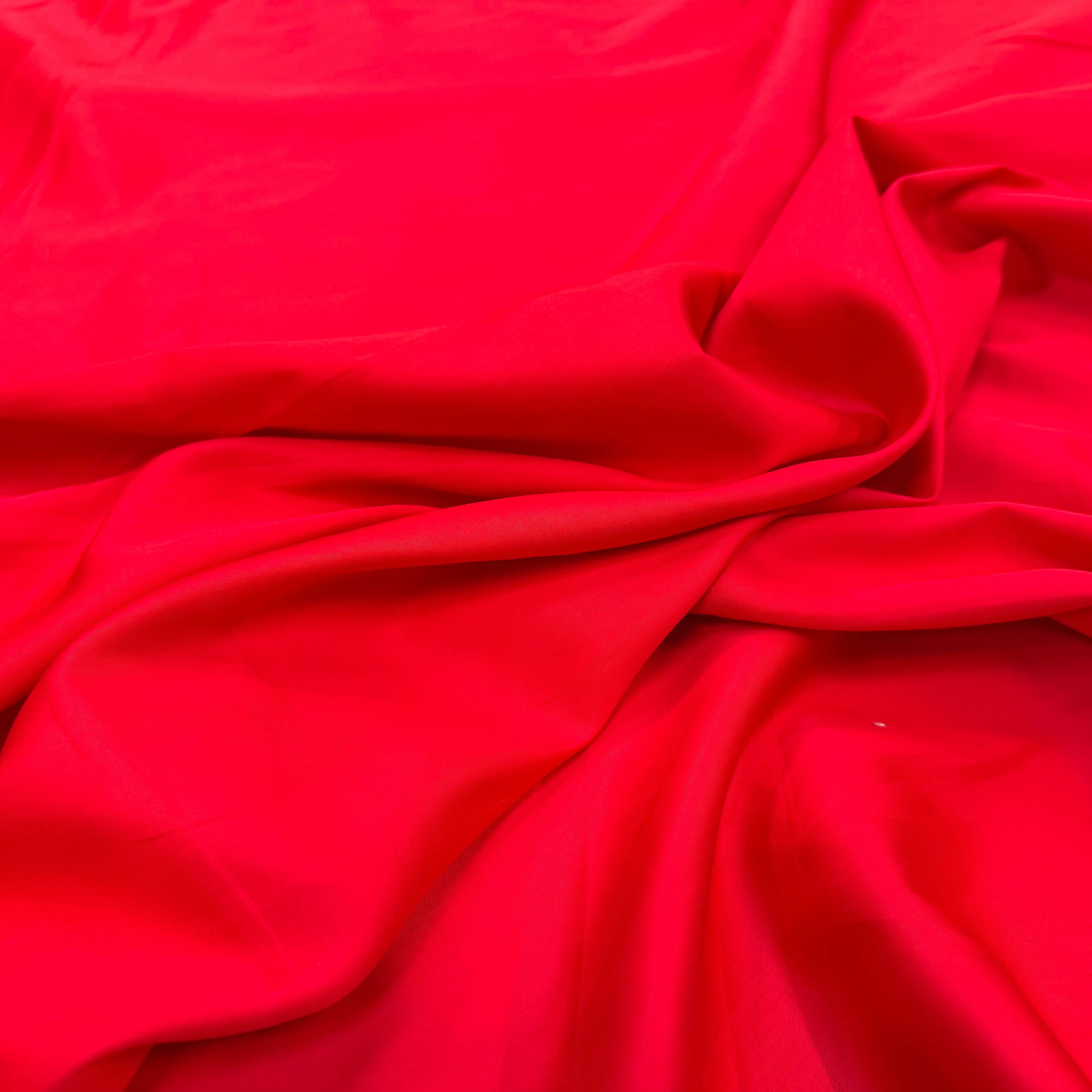 SATIN DE COTON ROUGE - My Little Coupon