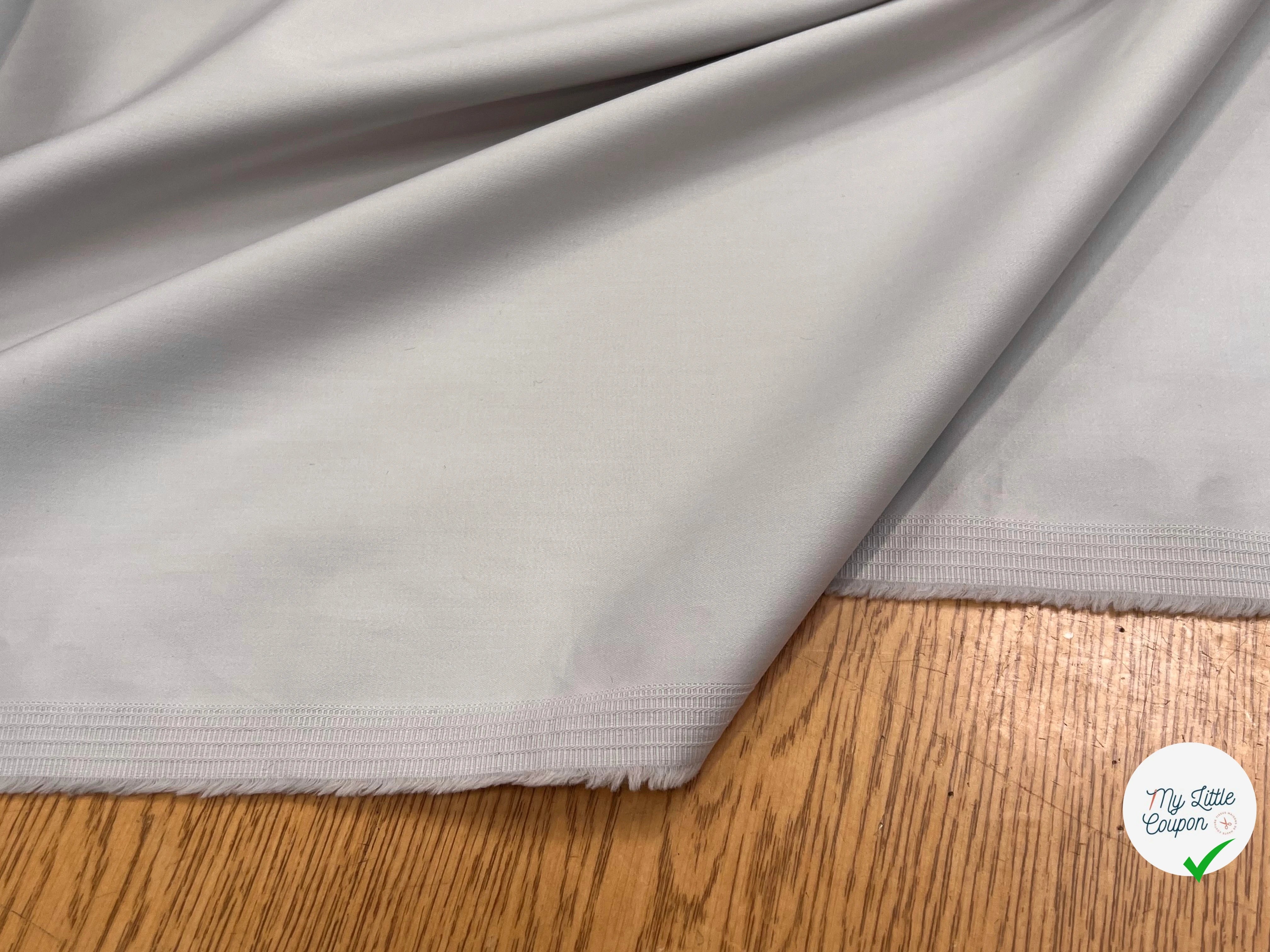 SATIN DE COTON STRETCH BEIGE CAFÉ AU LAIT - My Little Coupon