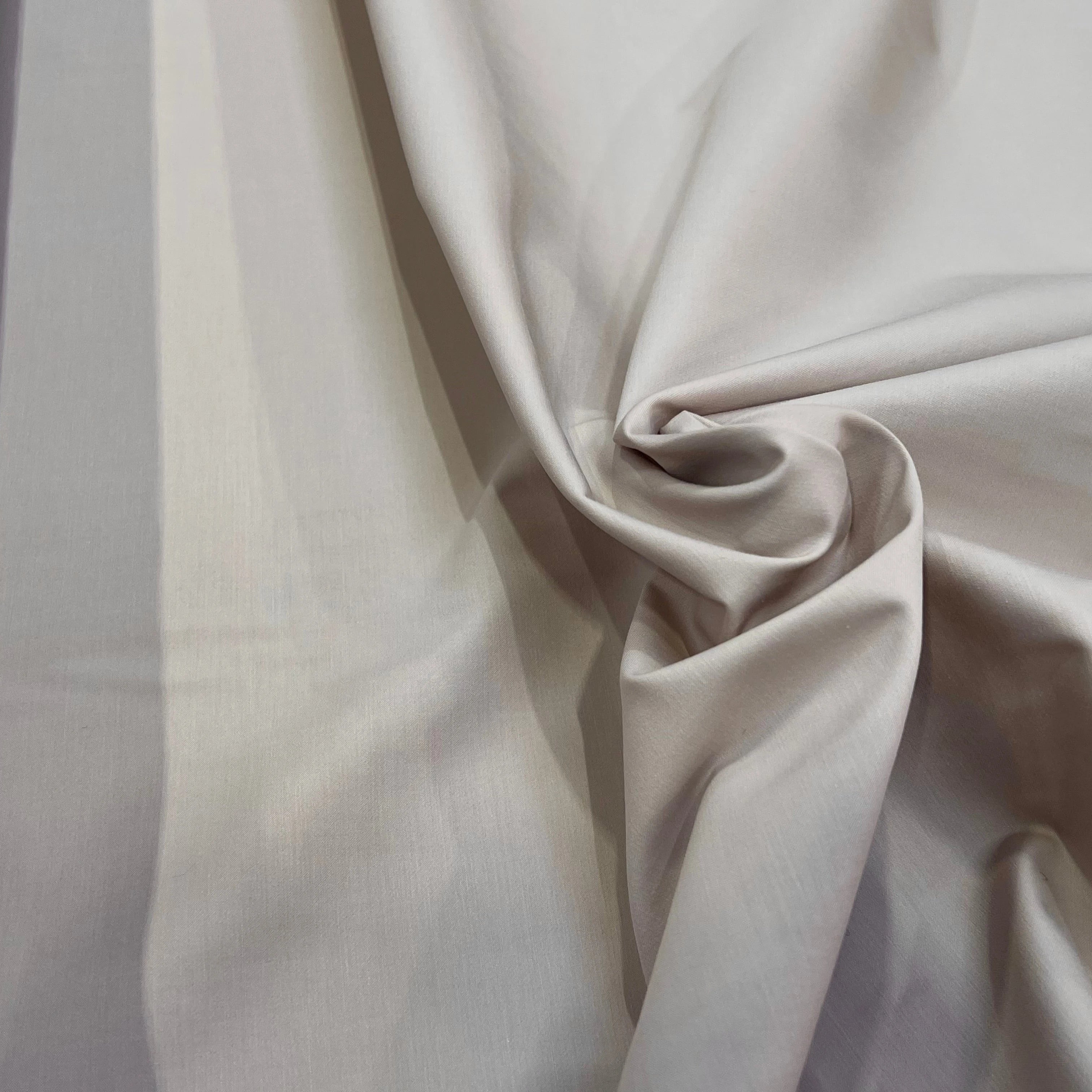 SATIN DE COTON STRETCH BEIGE EUPE - My Little Coupon