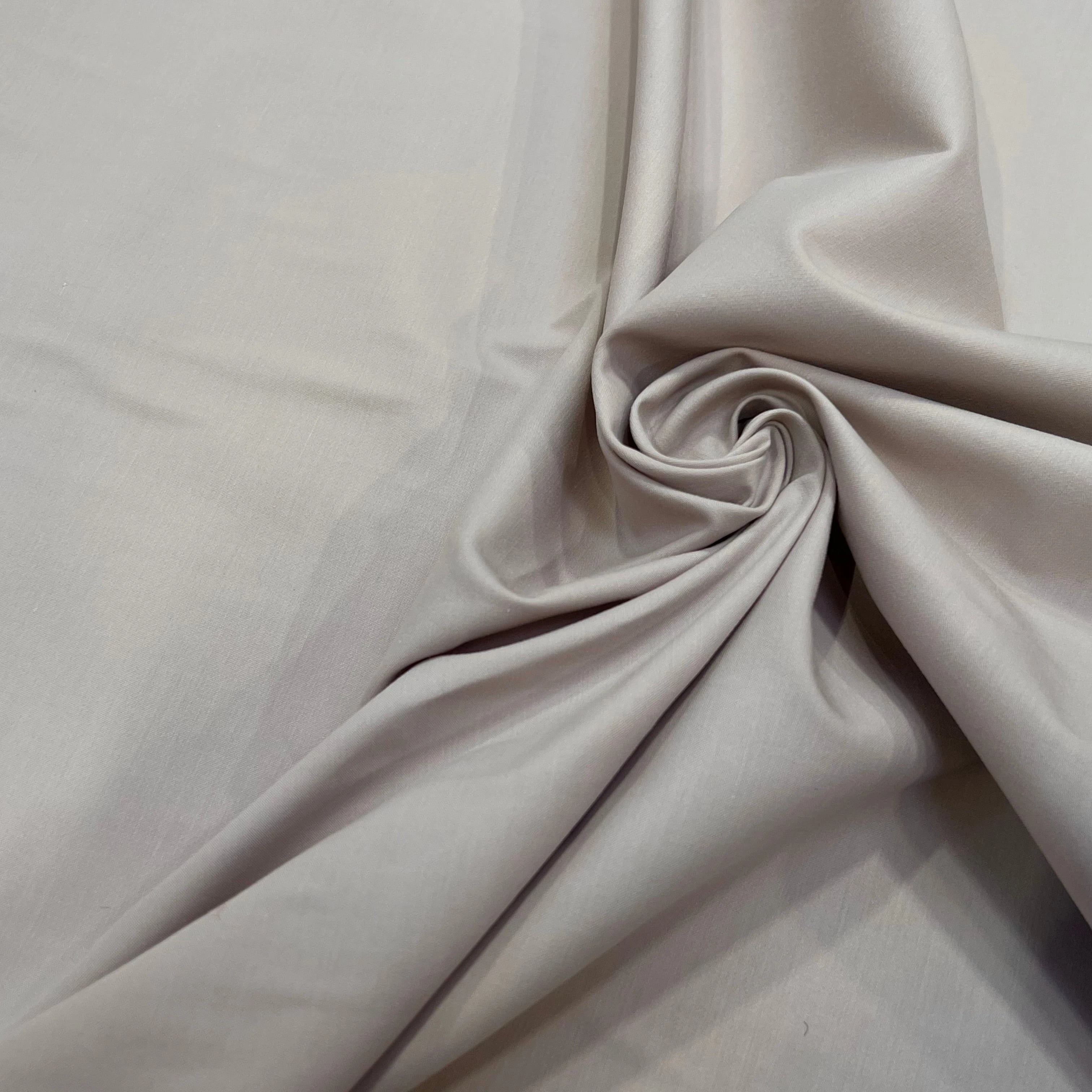 SATIN DE COTON STRETCH BEIGE EUPE - My Little Coupon