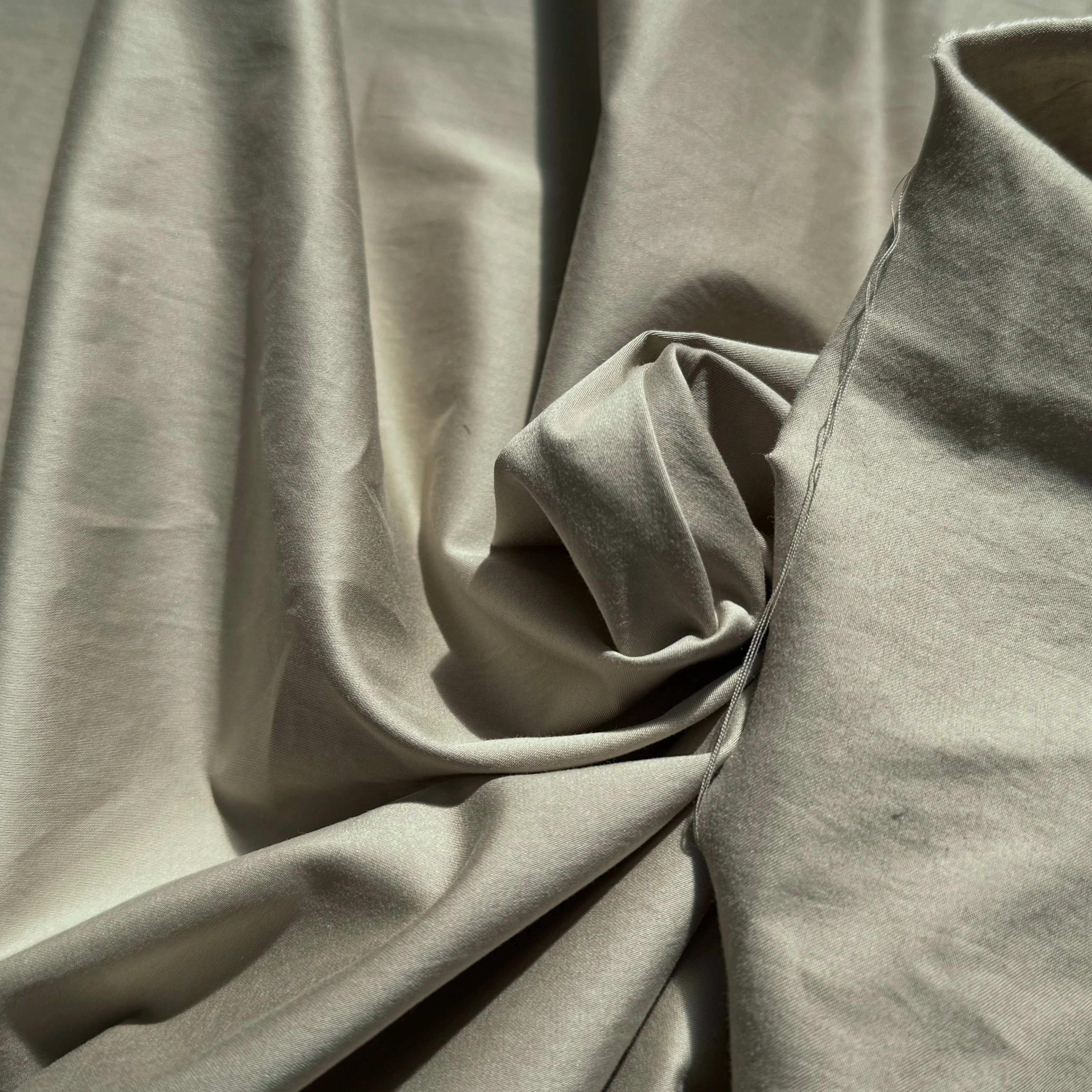 SATIN DE COTON STRETCH BEIGE SUBLIME - My Little Coupon