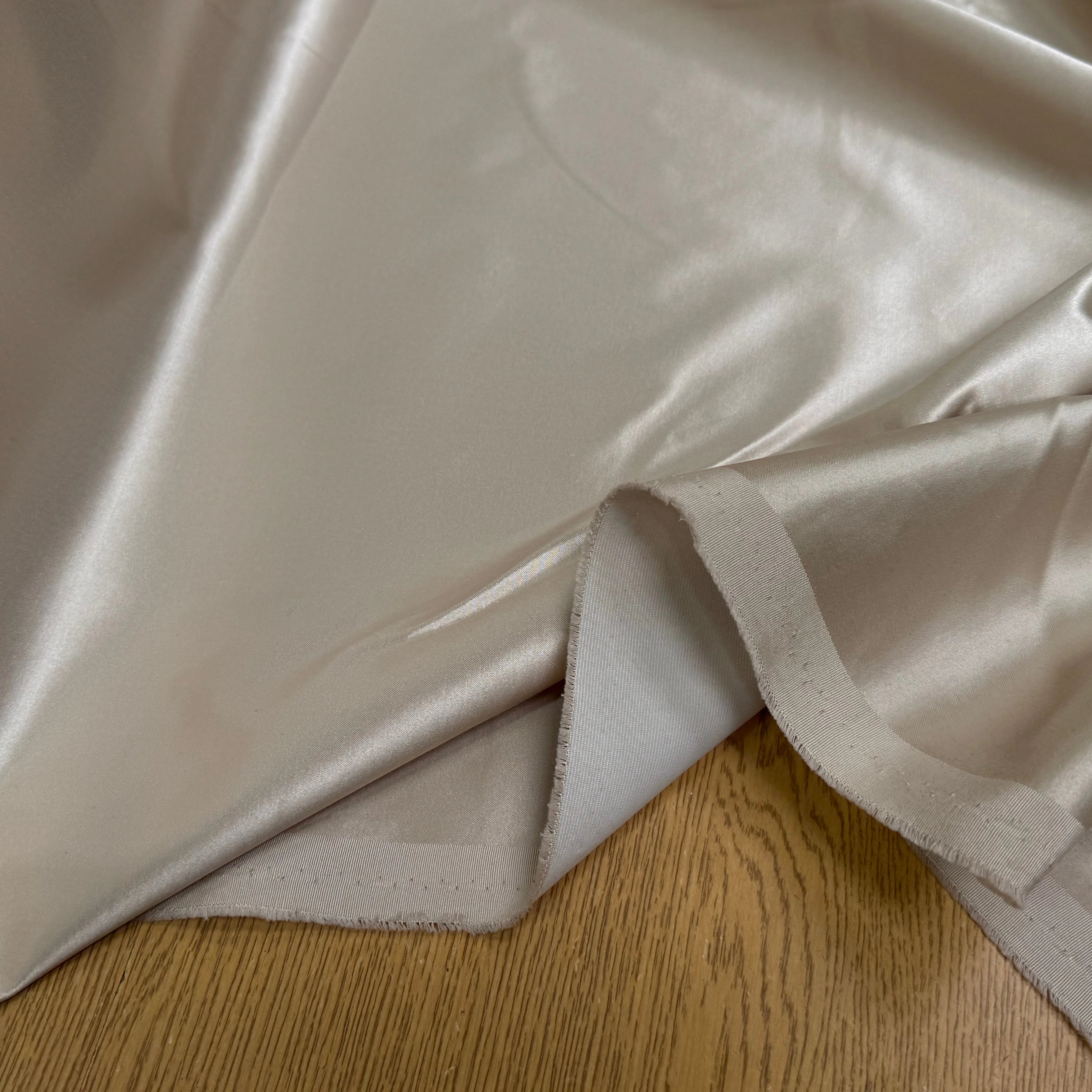 SATIN DE COTON THERMOCOLLÉ BEIGE - My Little Coupon