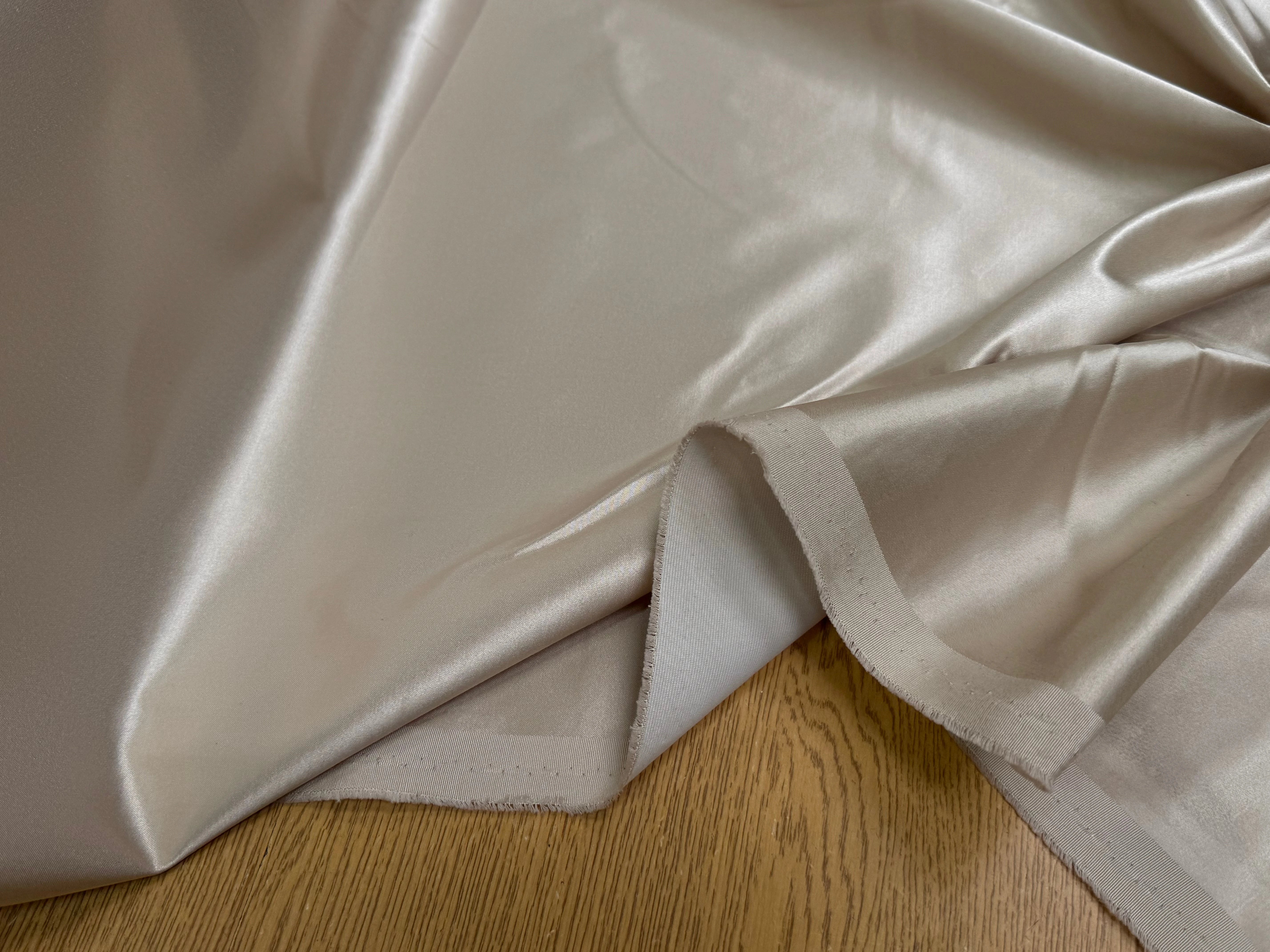 SATIN DE COTON THERMOCOLLÉ BEIGE - My Little Coupon