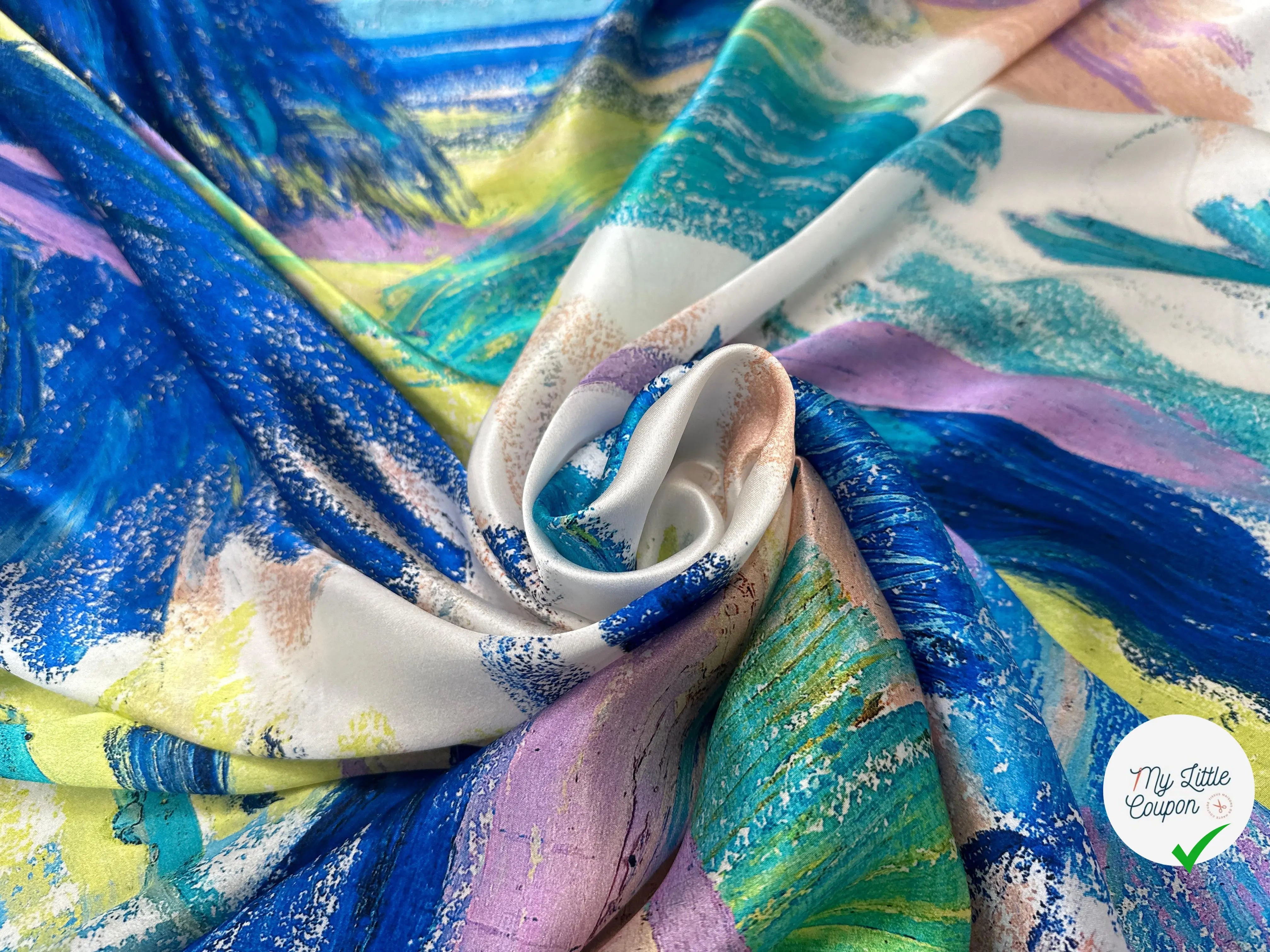 SATIN DE SOIE AQUARELLA ITALIANAÂ - My Little Coupon