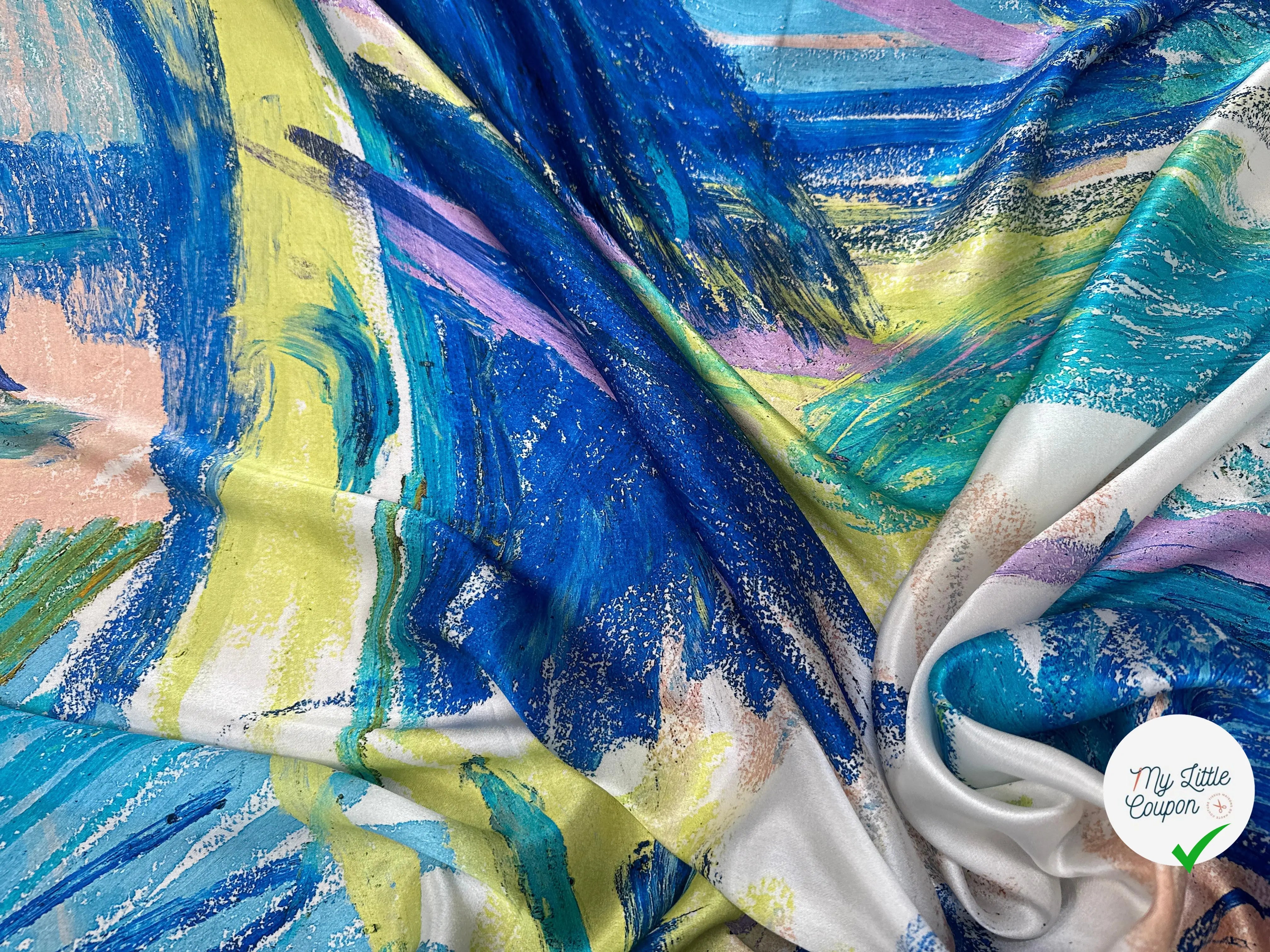 SATIN DE SOIE AQUARELLA ITALIANAÂ - My Little Coupon