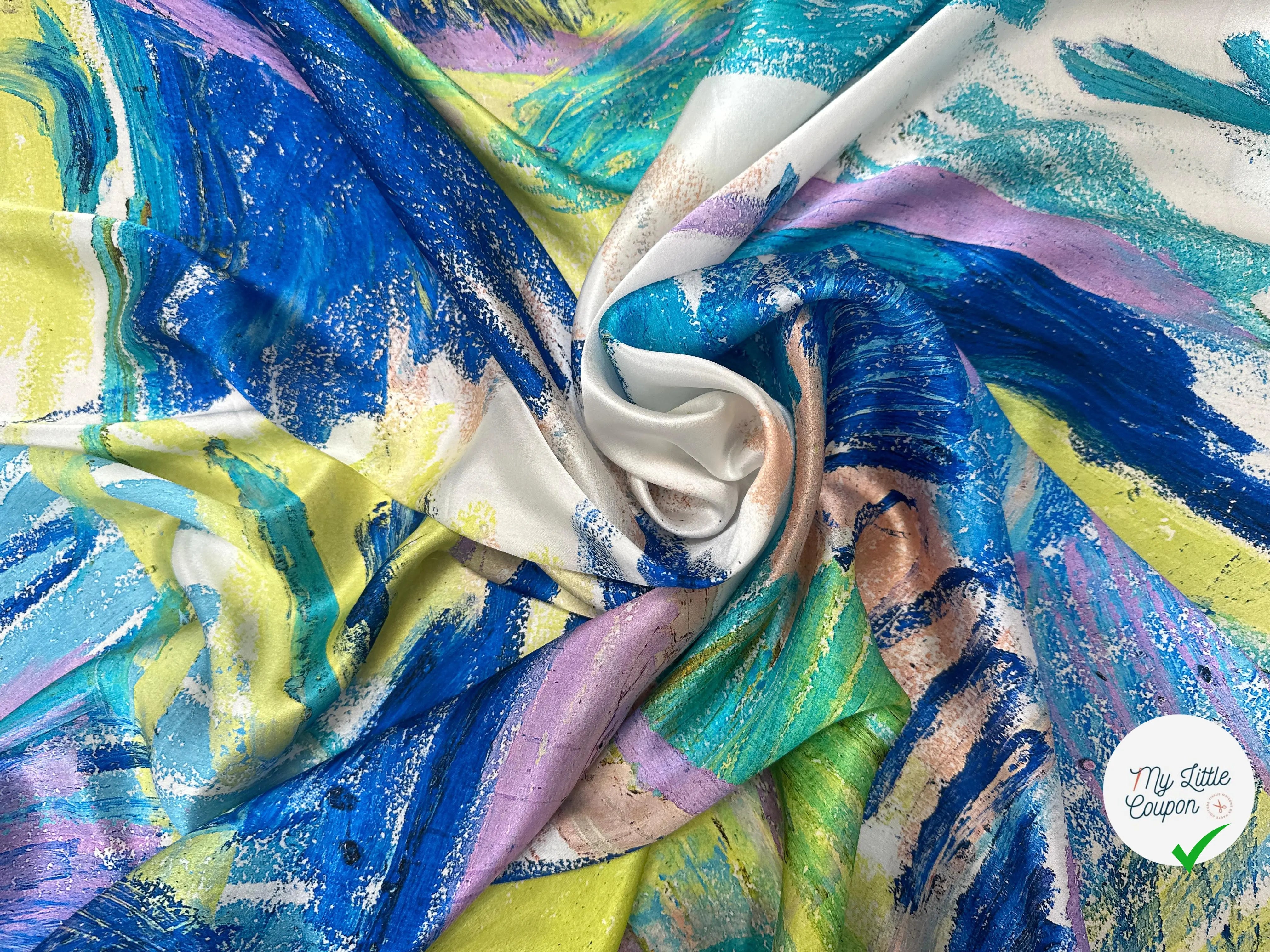 SATIN DE SOIE AQUARELLA ITALIANAÂ - My Little Coupon