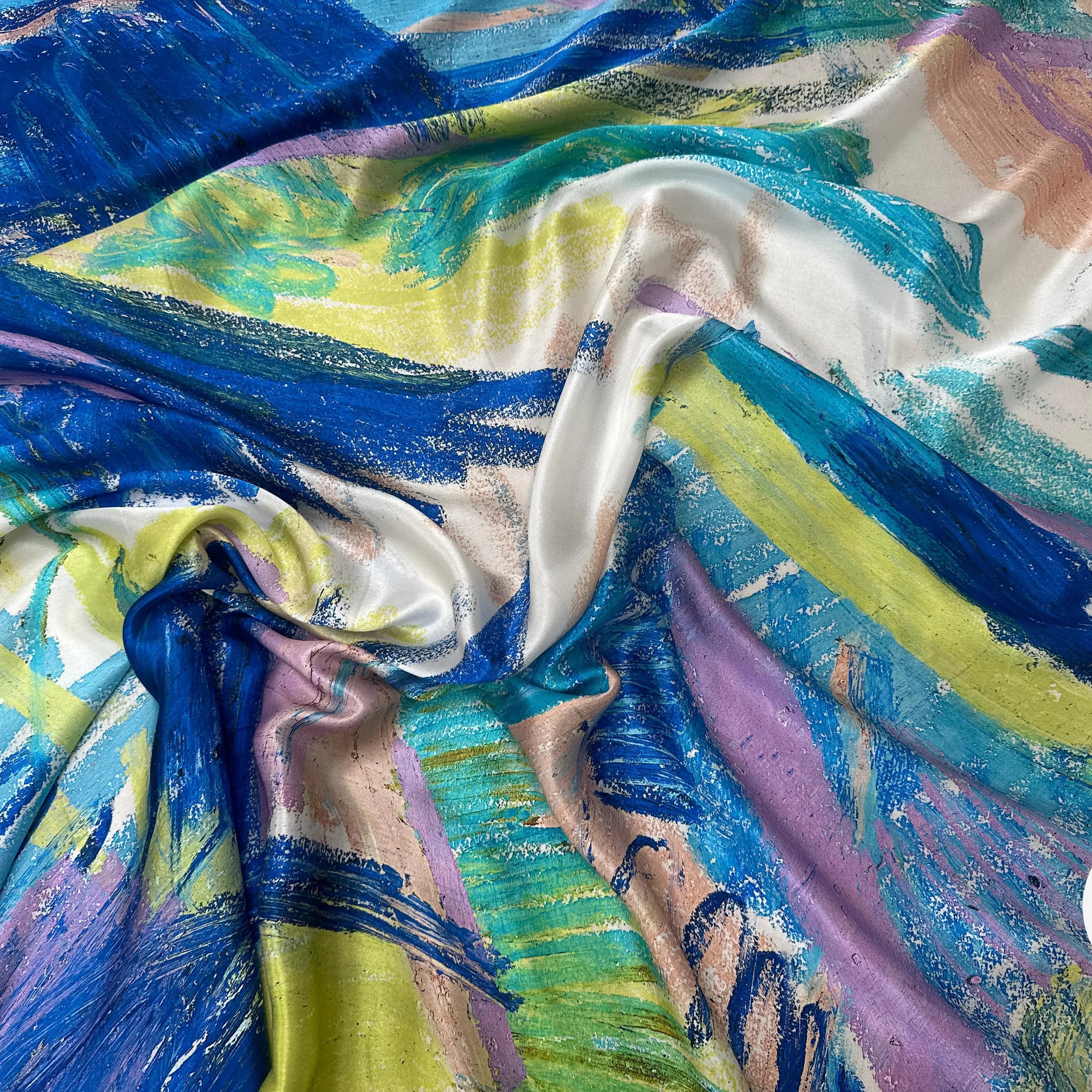 SATIN DE SOIE AQUARELLA ITALIANA - My Little Coupon