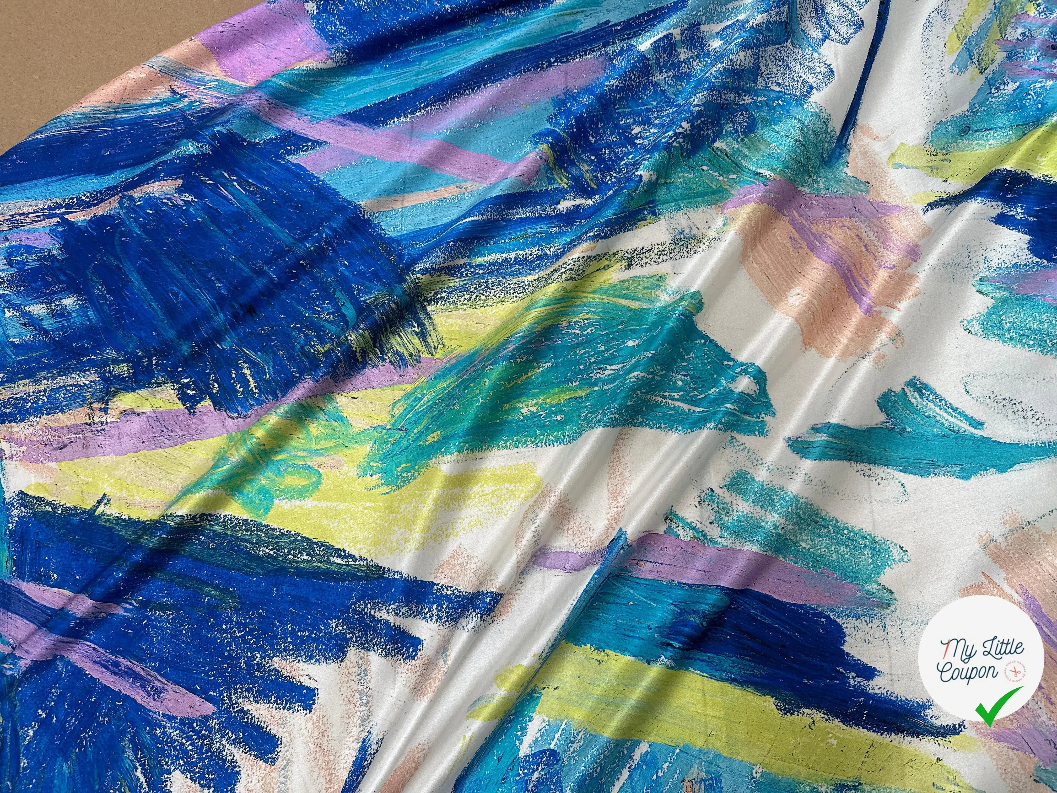 SATIN DE SOIE AQUARELLA ITALIANAÂ - My Little Coupon