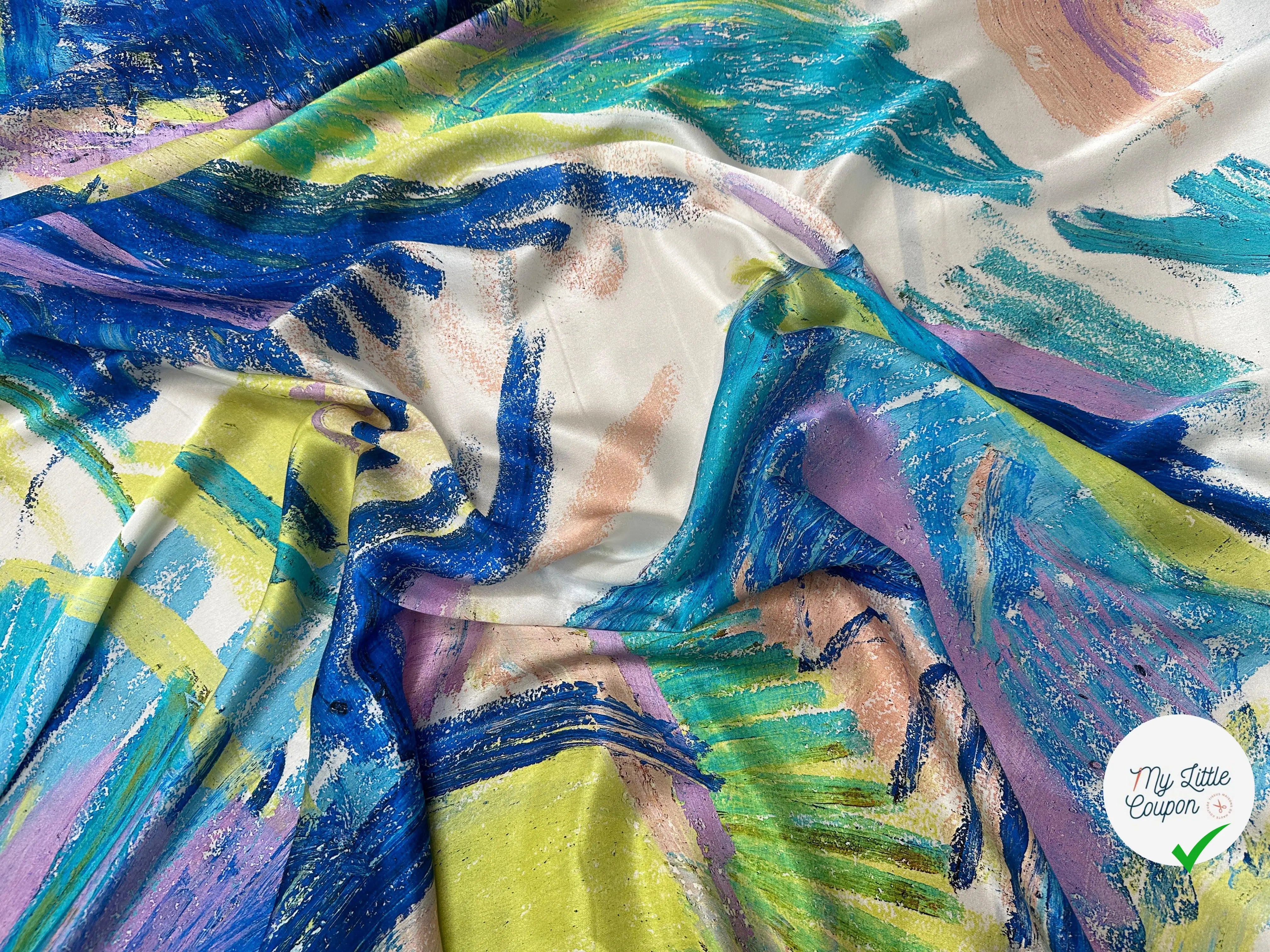 SATIN DE SOIE AQUARELLA ITALIANAÂ - My Little Coupon