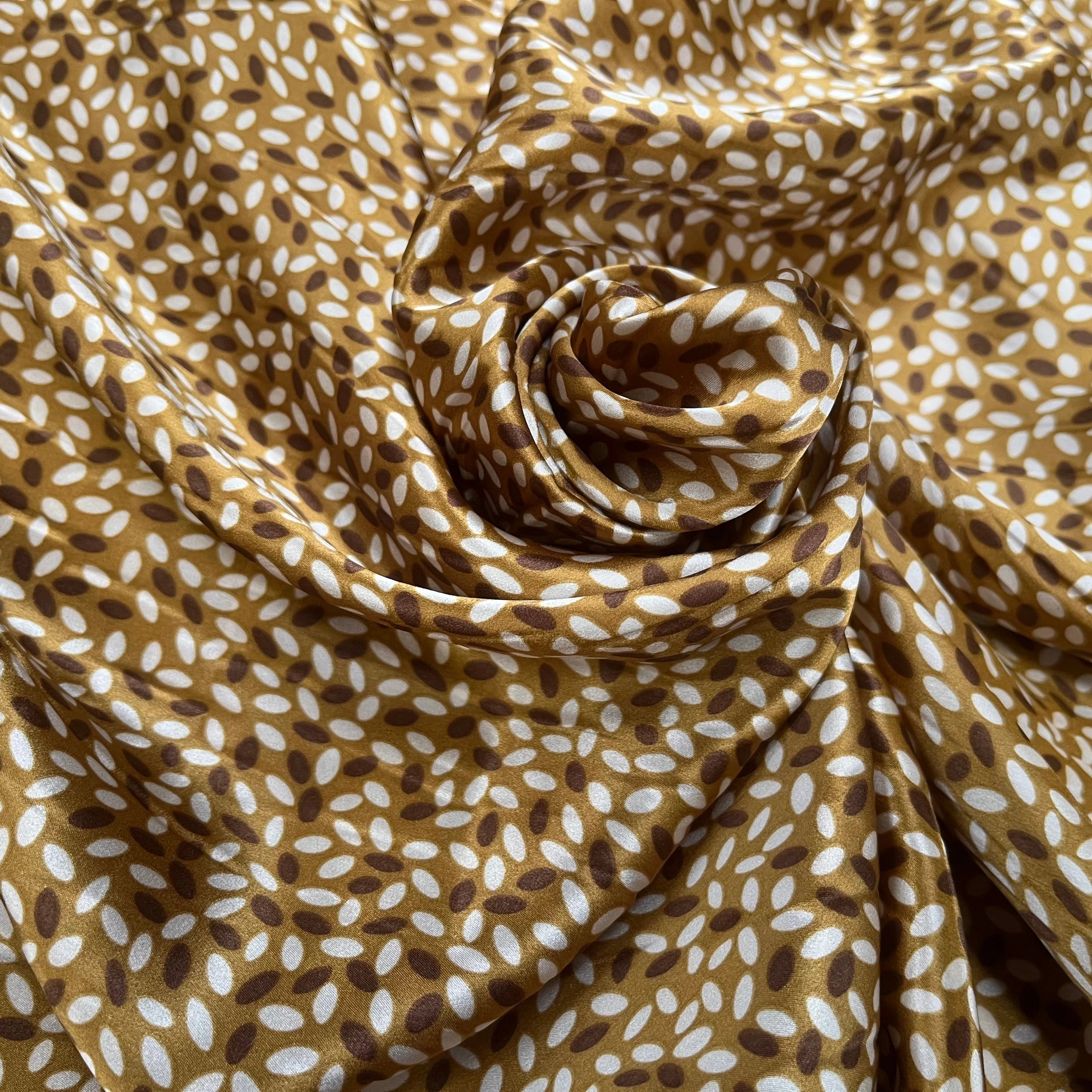 SATIN DE SOIE COTON FOND MARON 70% SOIE - My Little Coupon