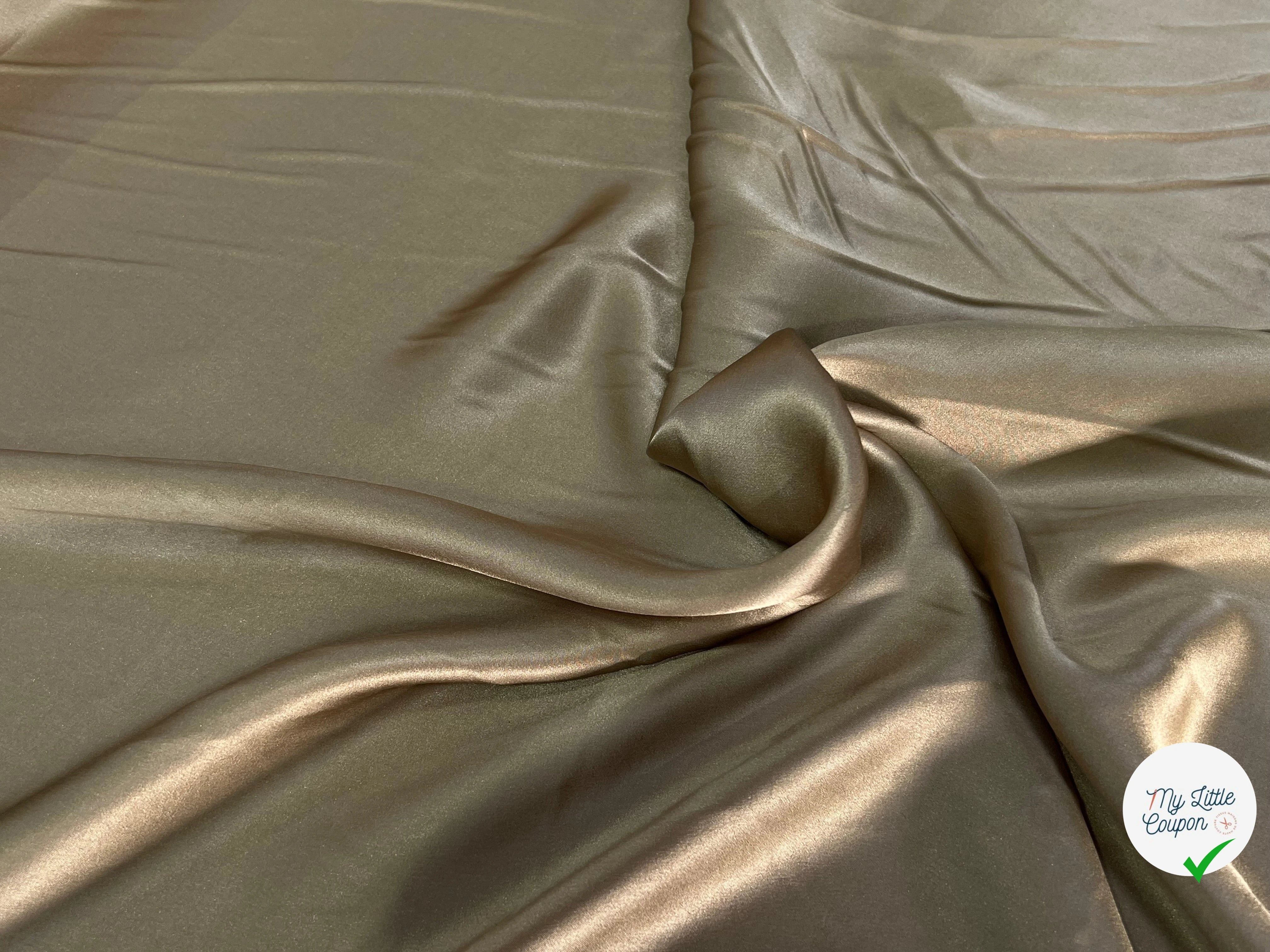 SATIN DE SOIE FLUIDE 100% SOIE VISON - My Little Coupon