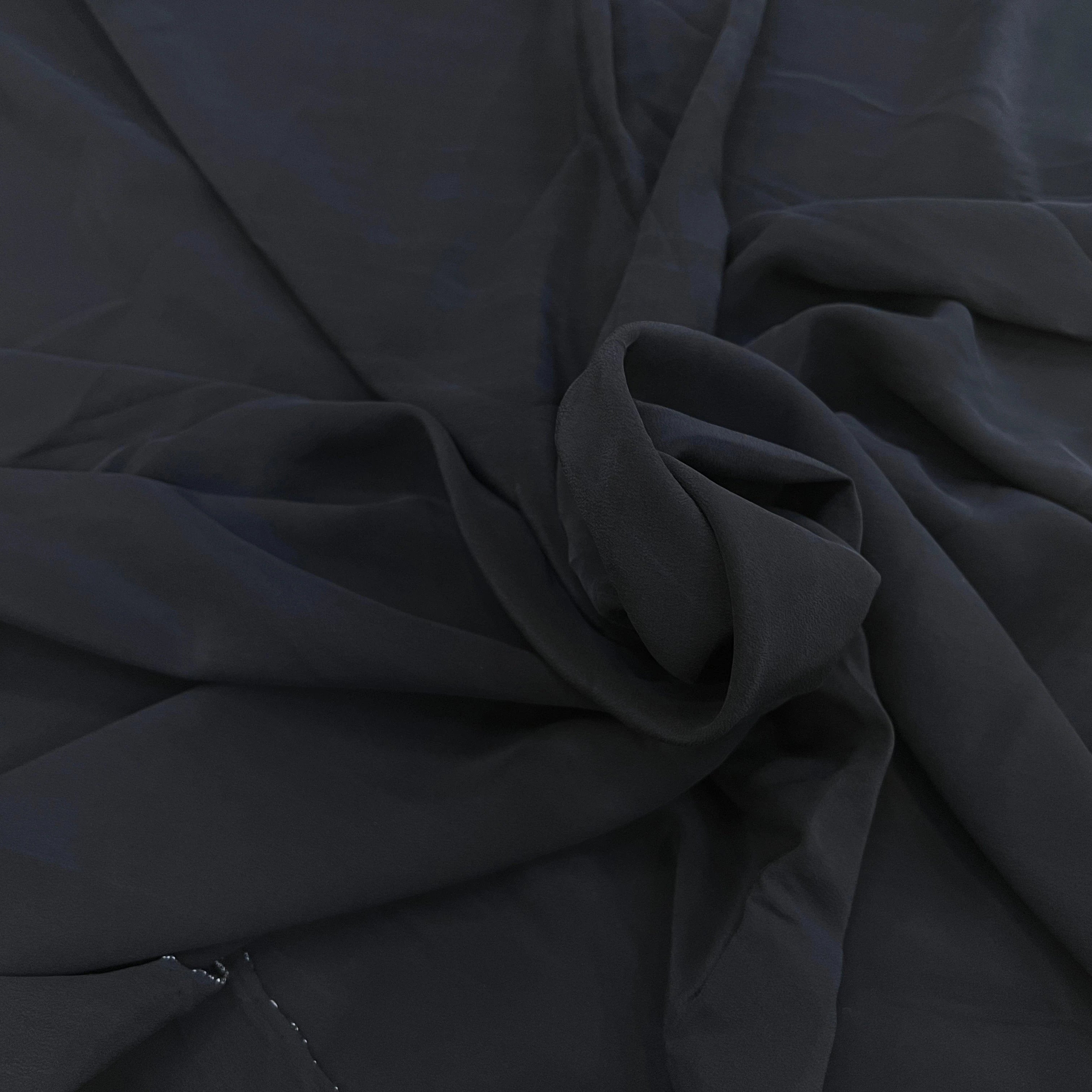 SATIN DE SOIE NOIR ITALIA - My Little Coupon