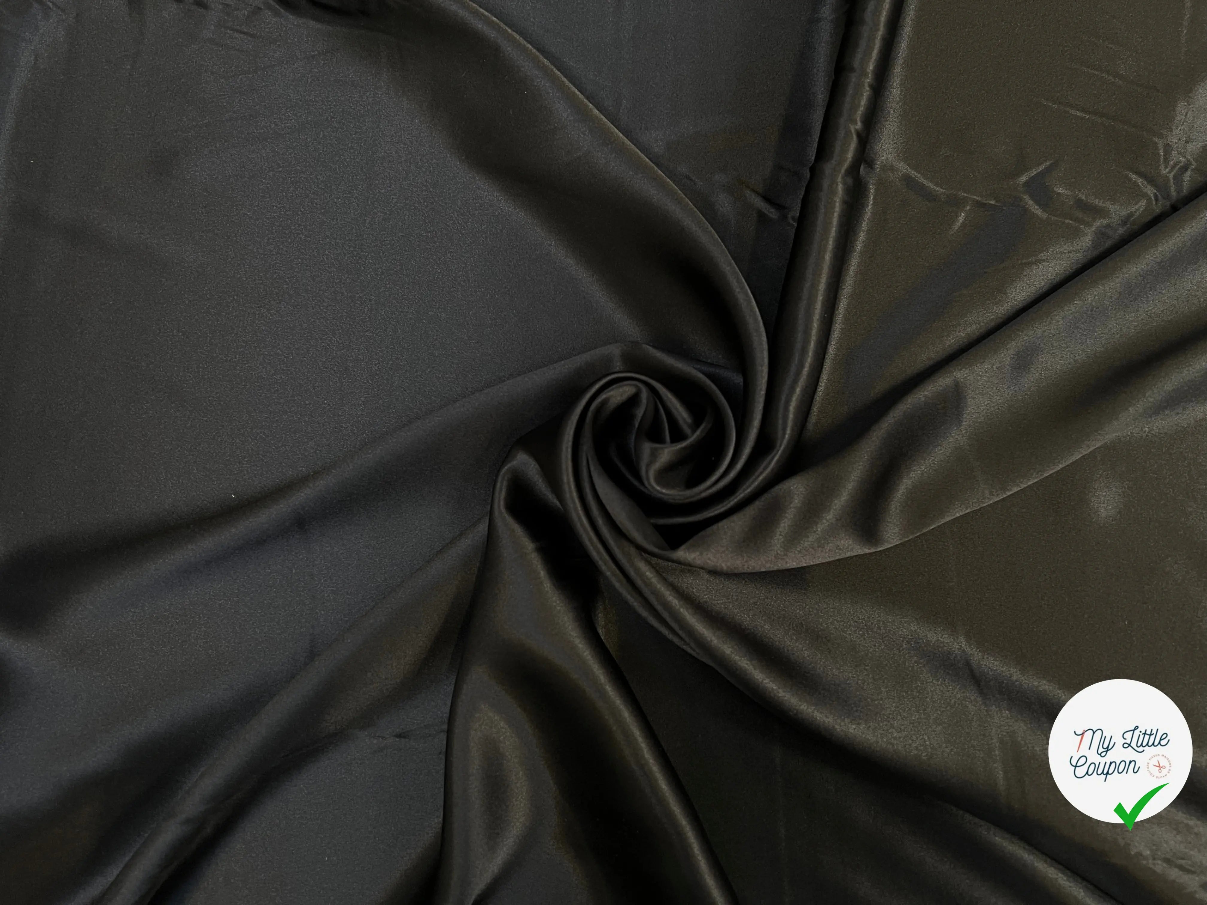 SATIN DE SOIE NOIR - My Little Coupon